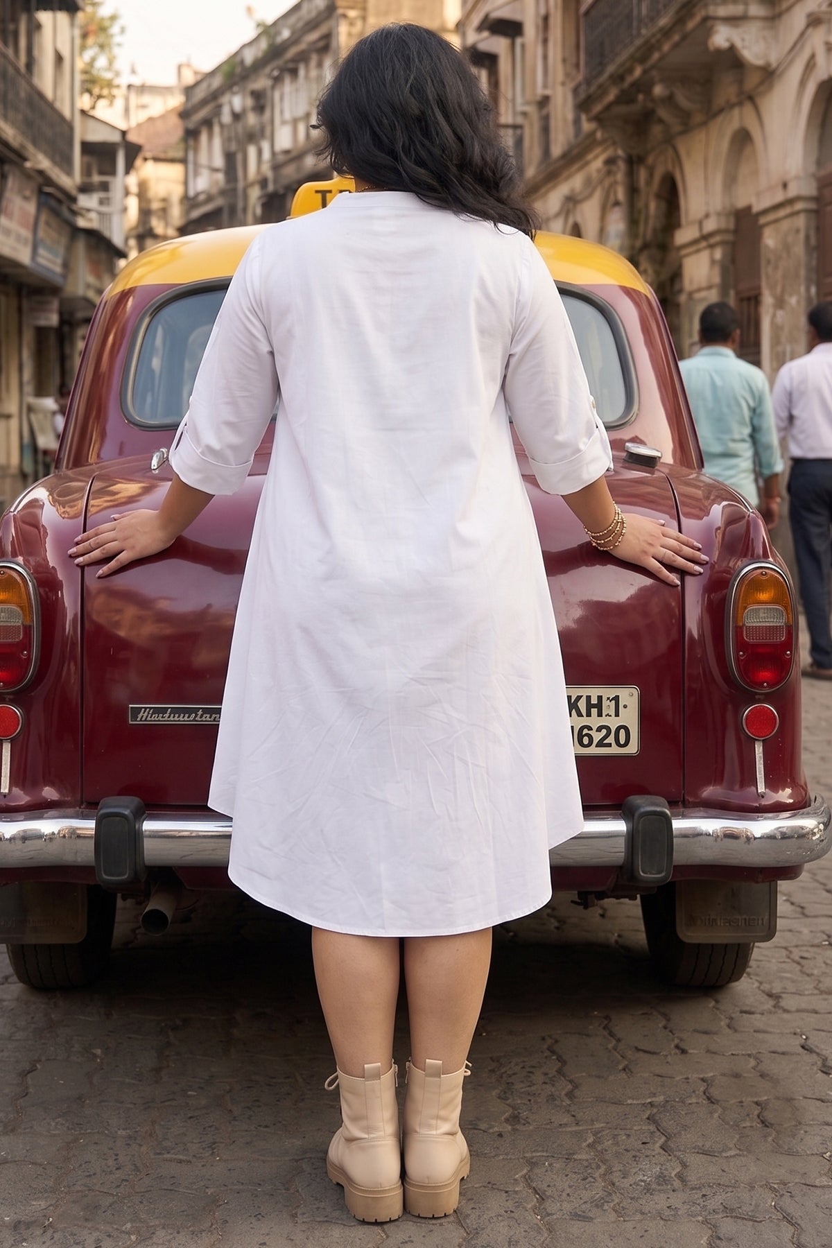 Cotton Oversized White Dress