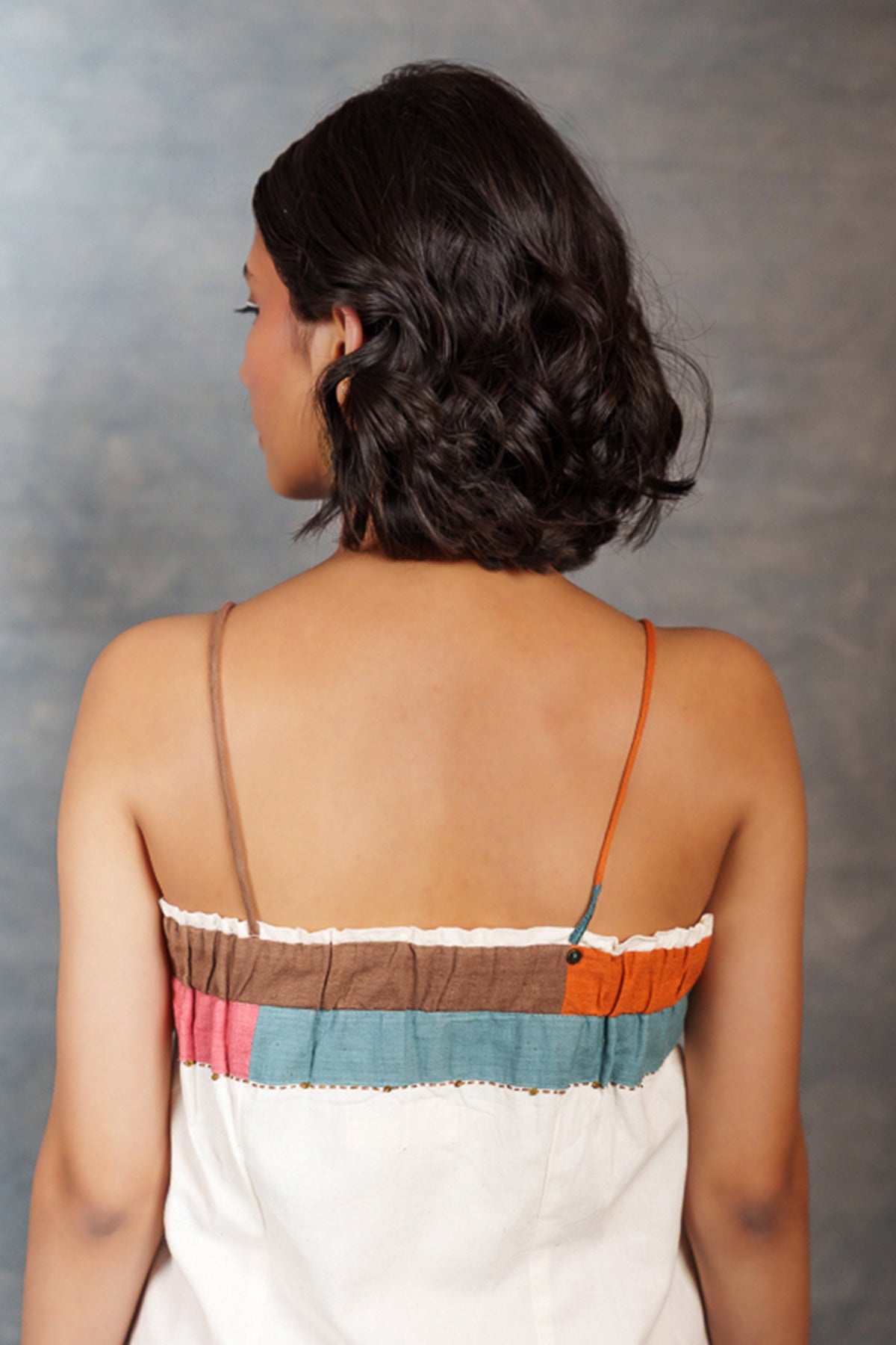 White Cotton Sleeveless Tunic