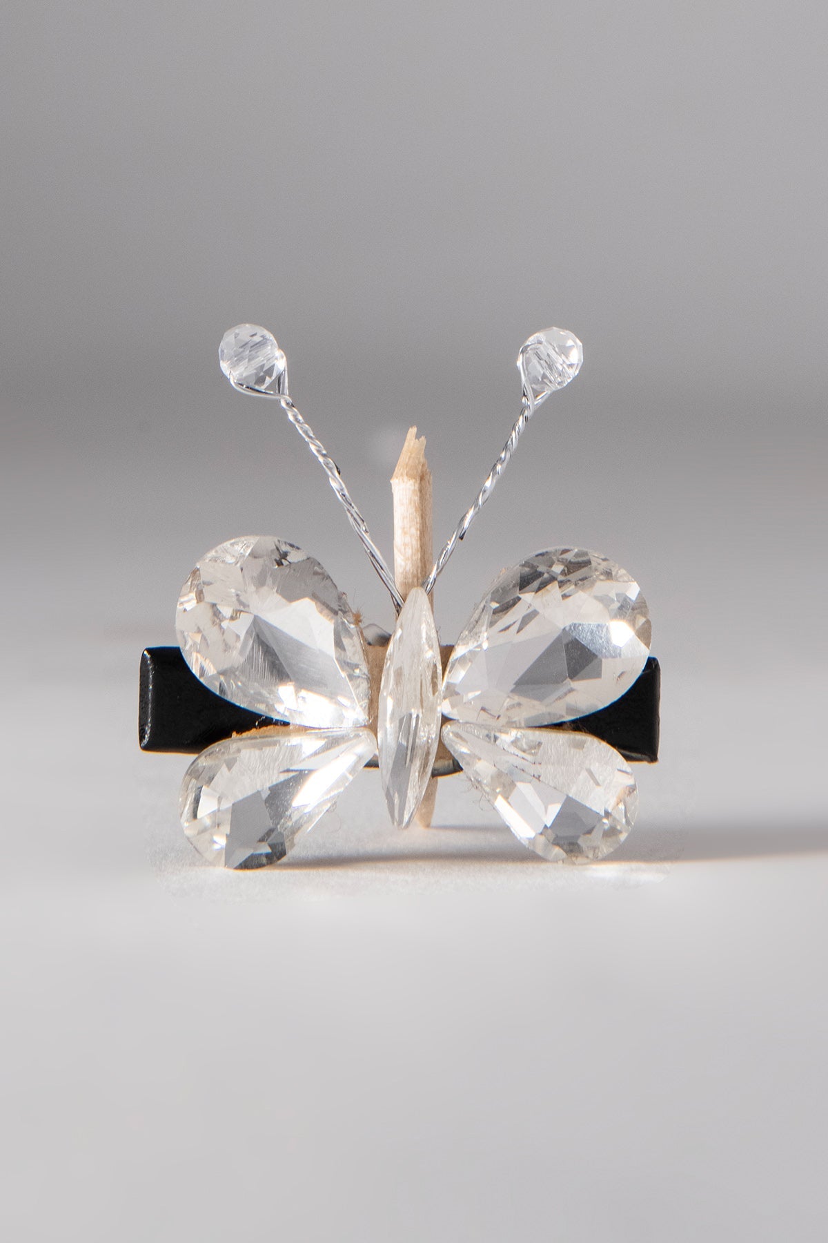 Buy White Crystal Butterfly Clip by Beauty Spot Jewellery for Women online at ScrollnShops