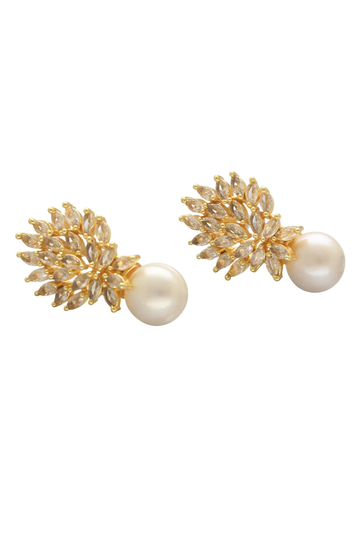 White Cubic Zirconia Earring