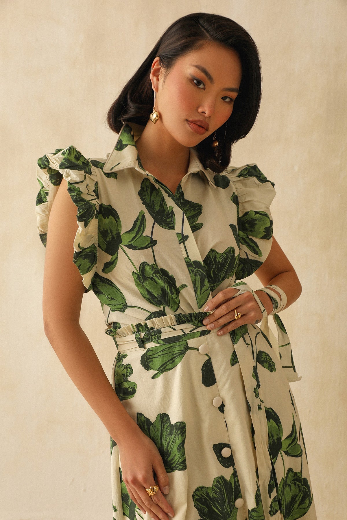 Buy White Digital Floral Print Top by Sewtable Clothing for Women online at ScrollnShops