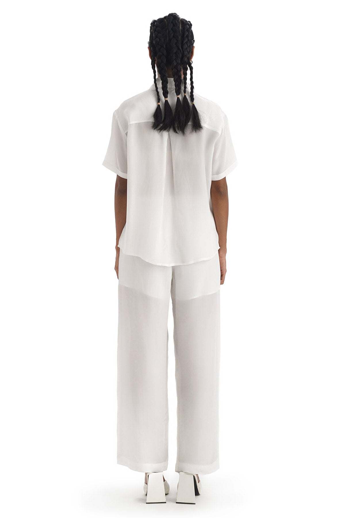 White Embroidered Co-ord Set