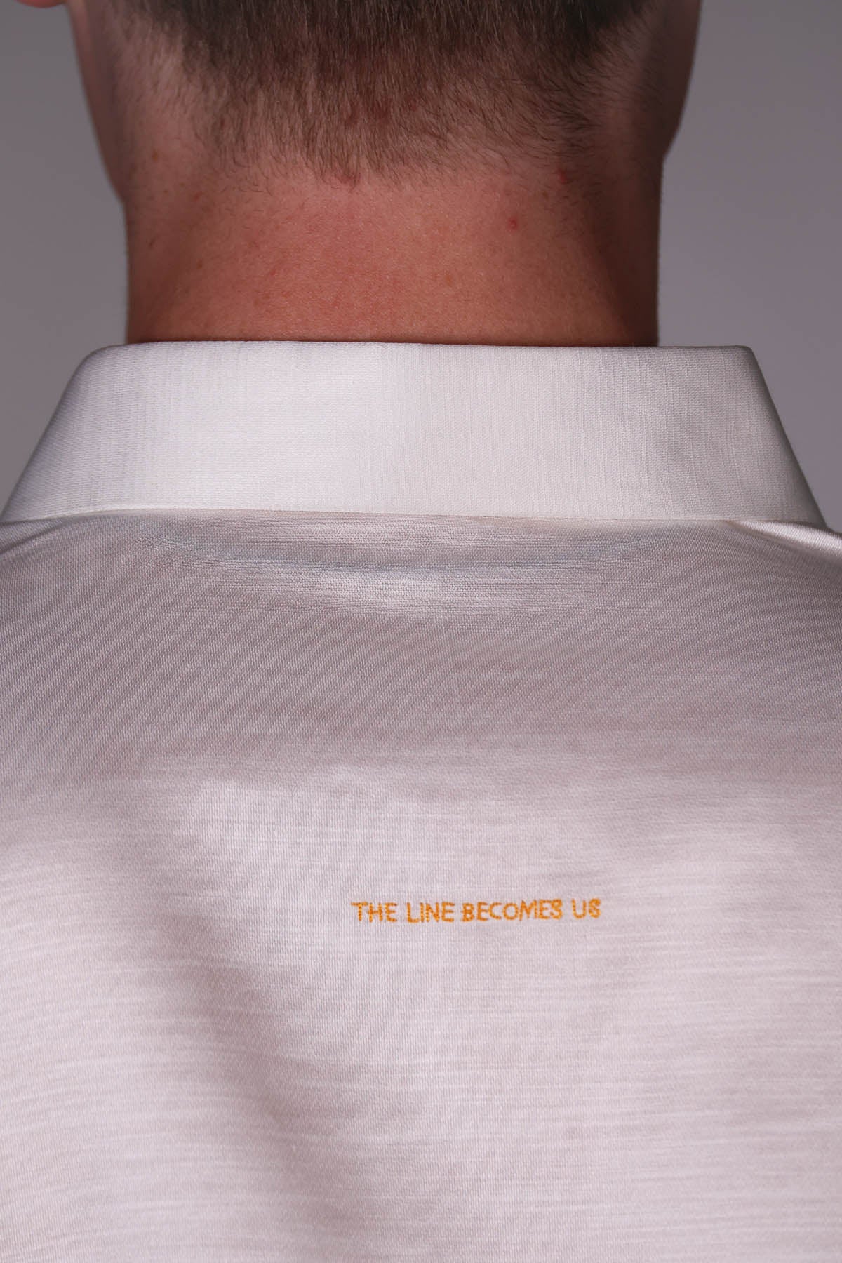 White Embroidered Crop Shirt