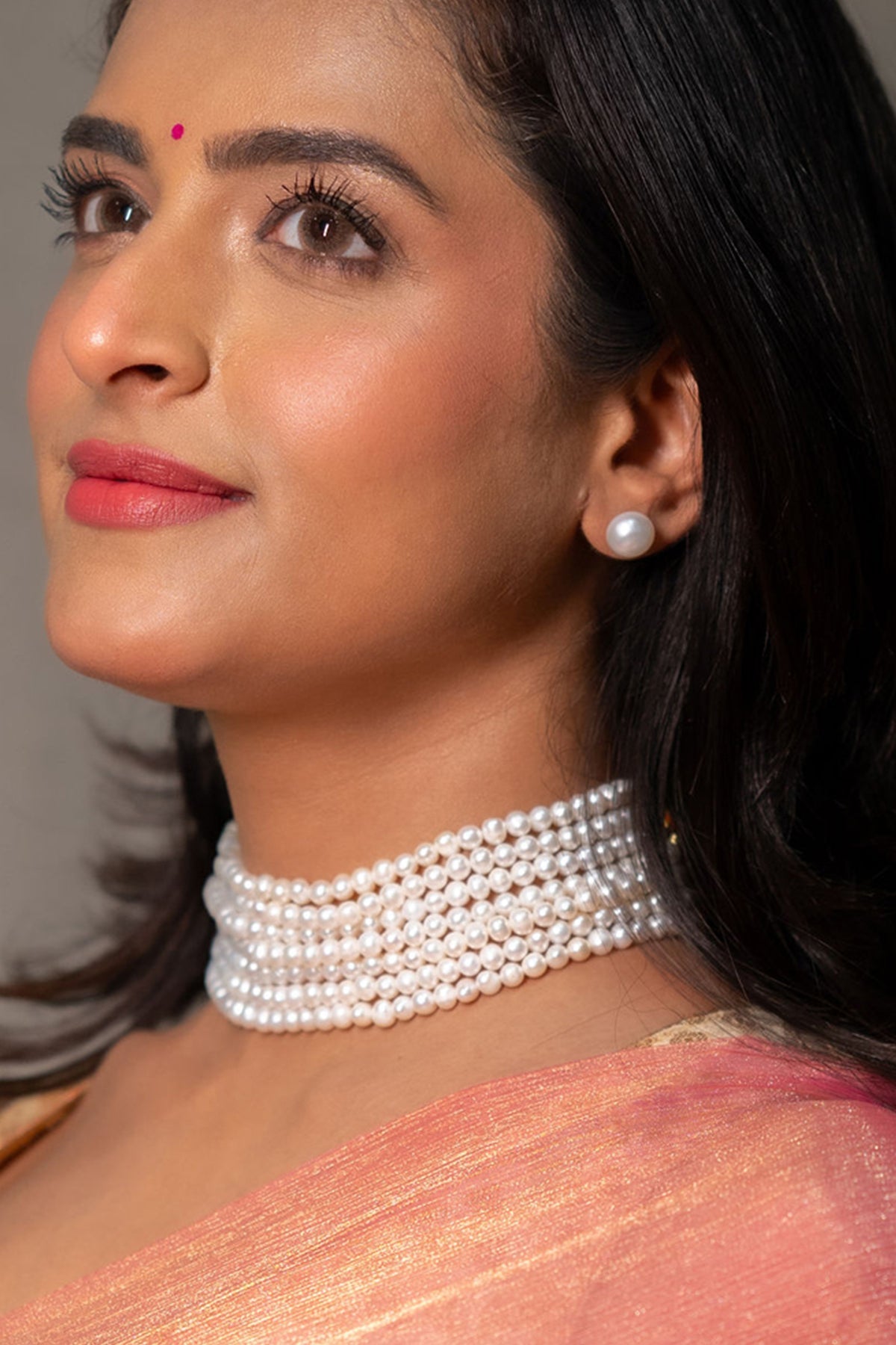 Buy White Fresh Pearls Choker Set for women by J Pearls online available at scrollnshops