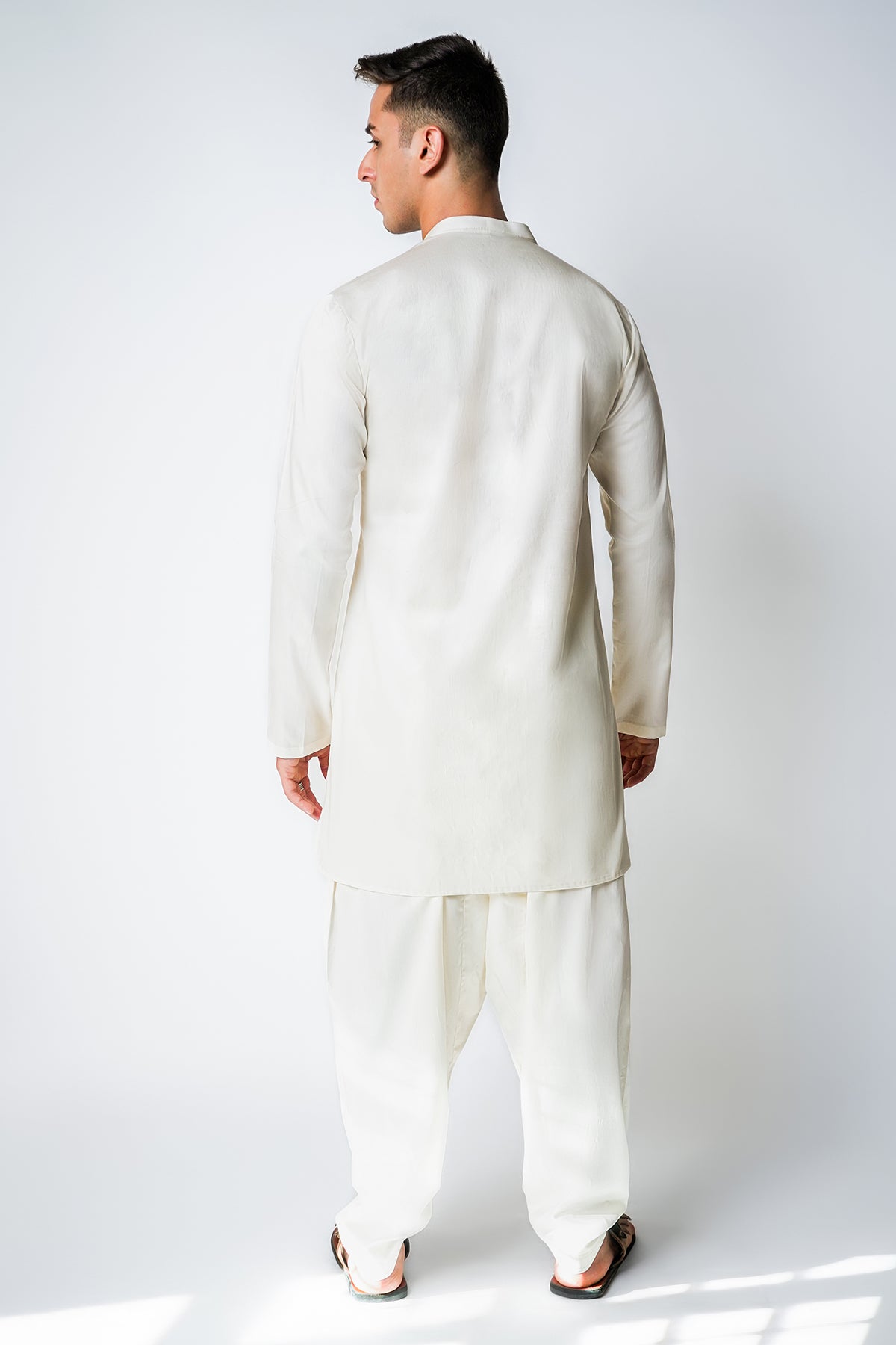 White Handwork Kurta & Pants