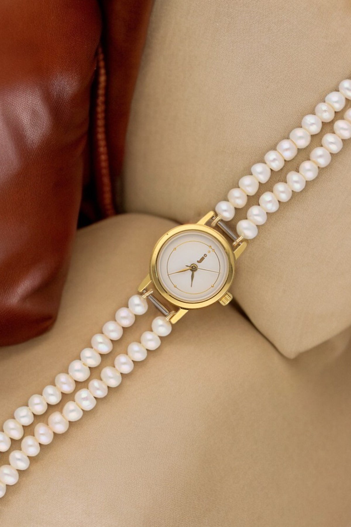 Buy White Potato Shape Pearls Watch for women by J Pearls online available at scrollnshops