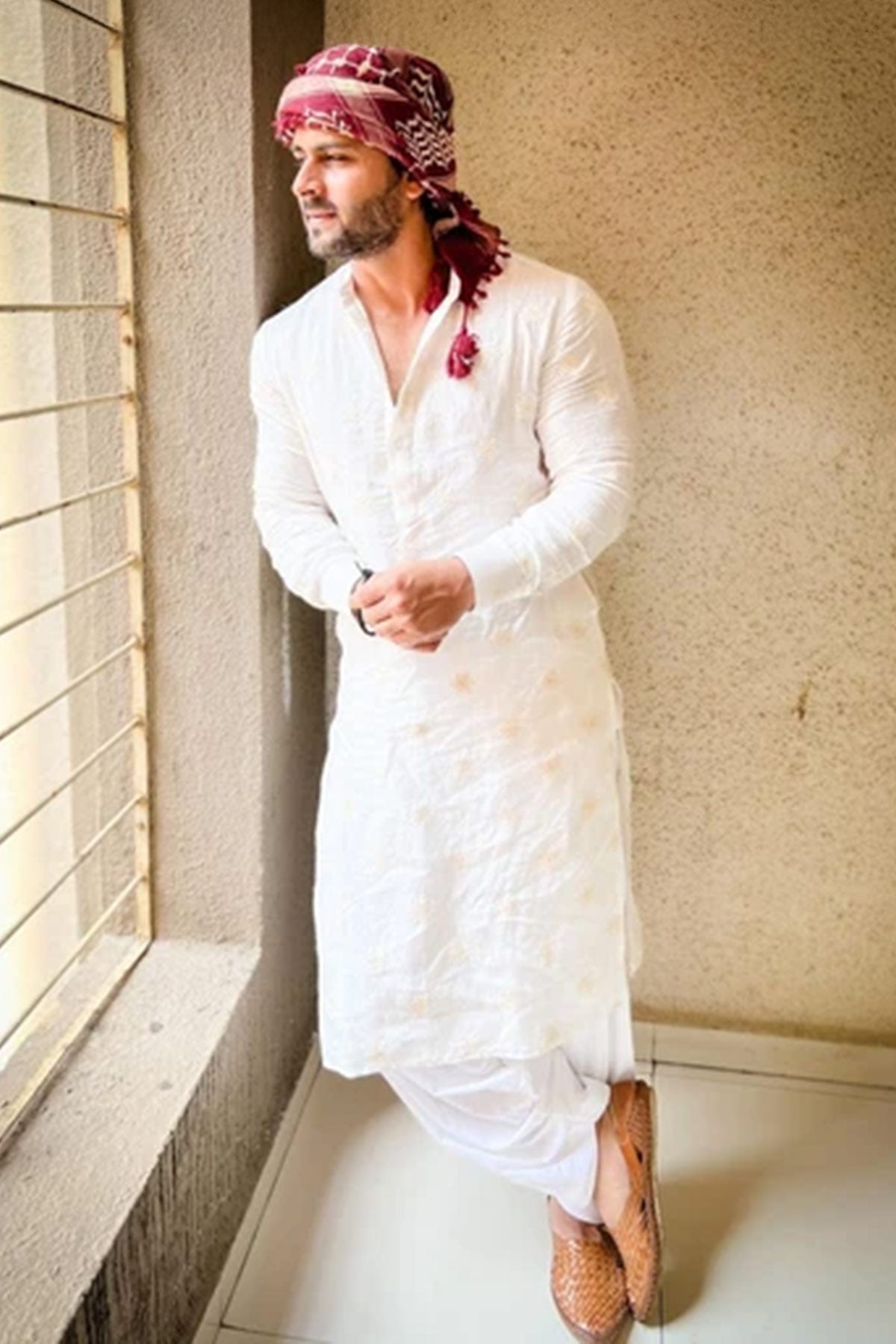 Buy White Rayon Embroidery Kurta for men by Aastha Fashion online available at scrollnshops