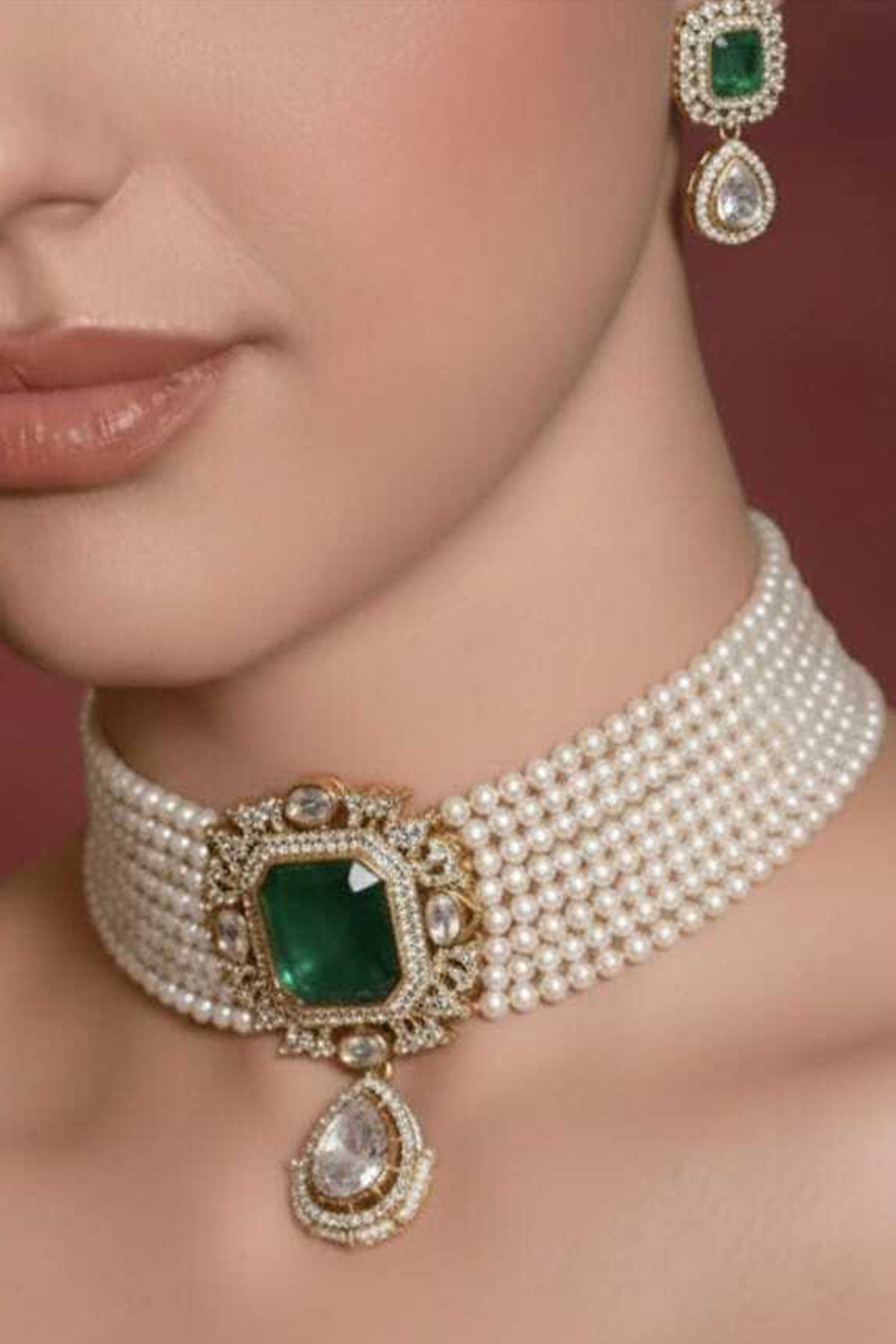 Buy White Serenade Jewellery Set for women by Beauty Spot Jewellery online available at scrollnshops