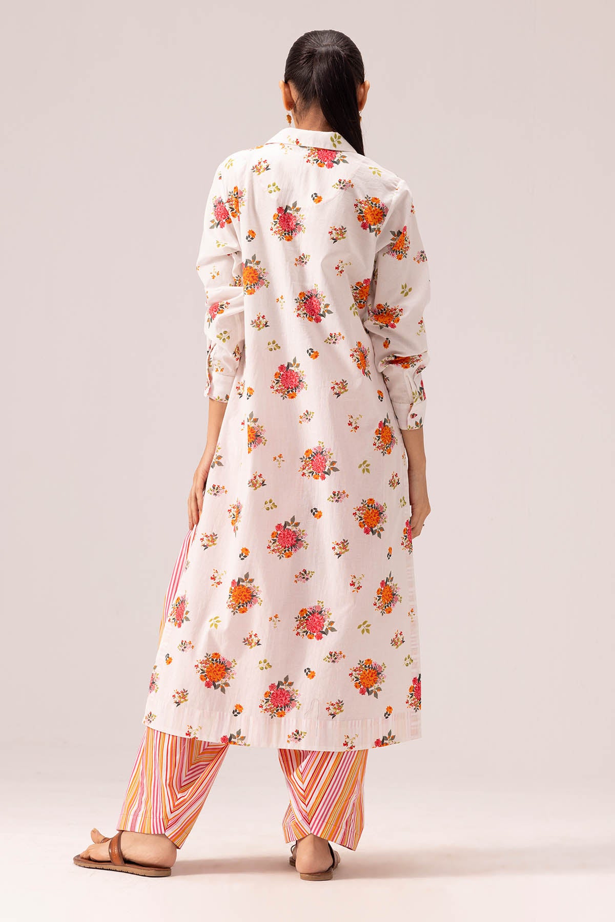 White Shirt Style Kurta & Pants