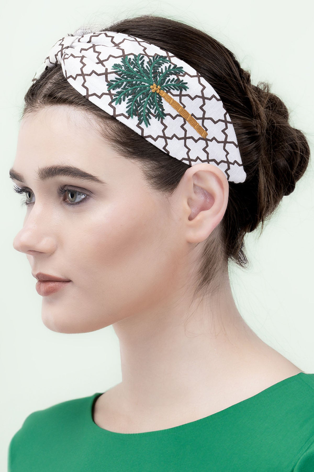 White Tree Design Headband