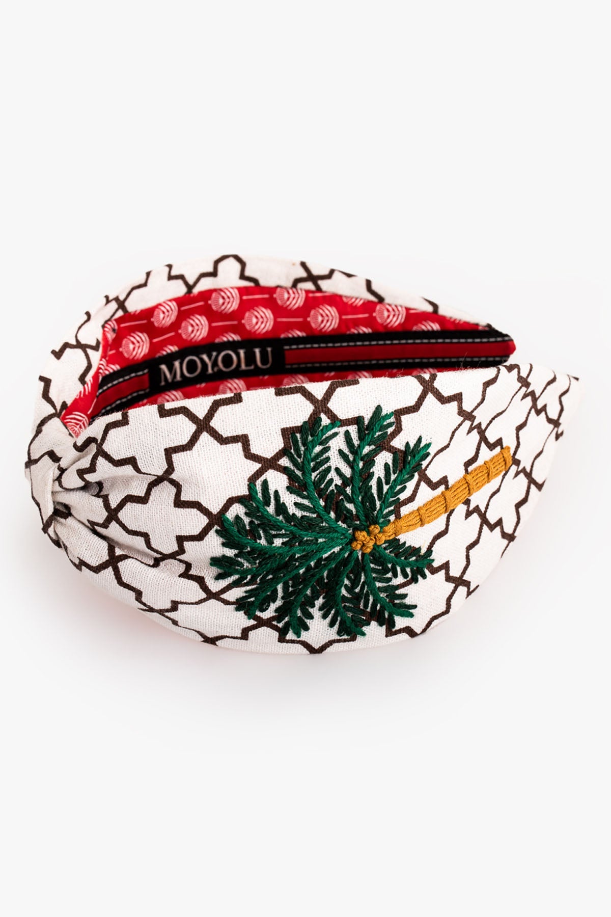 Moyolu White Tree Design Headband Accessories online at ScrollnShops