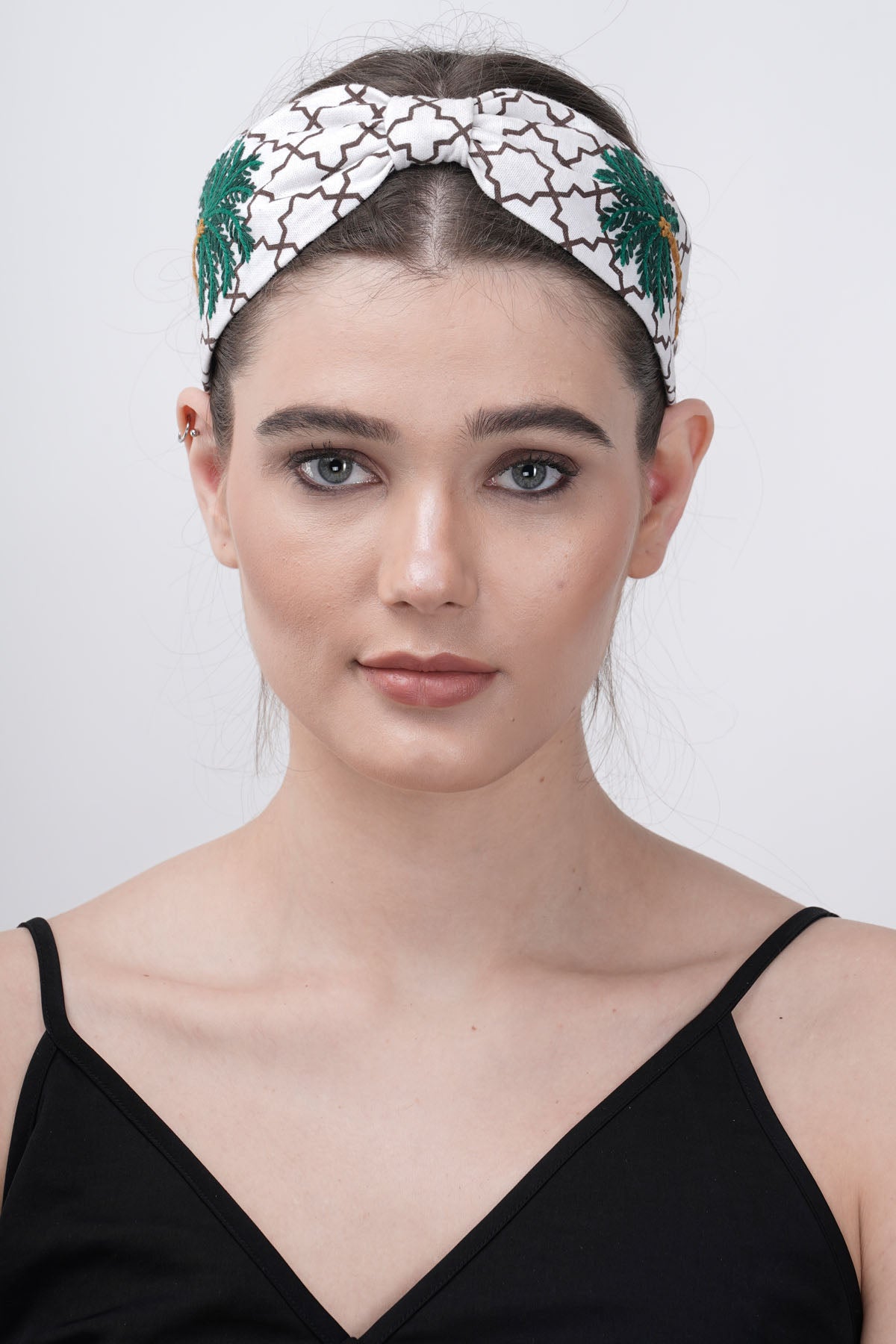 White Tree Design Headband