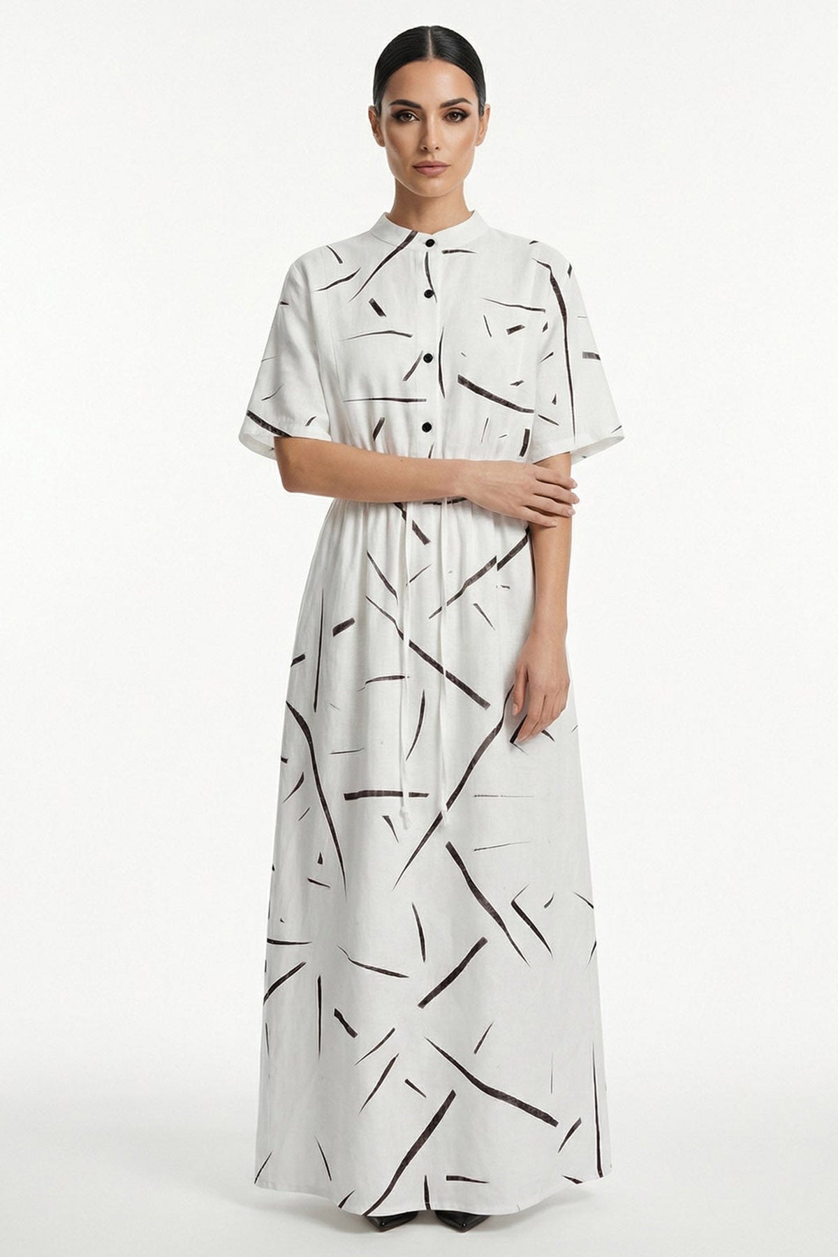 Buy White Viscose Blend Maxi Dress for women by Tezhhomayaa online available at scrollnshops