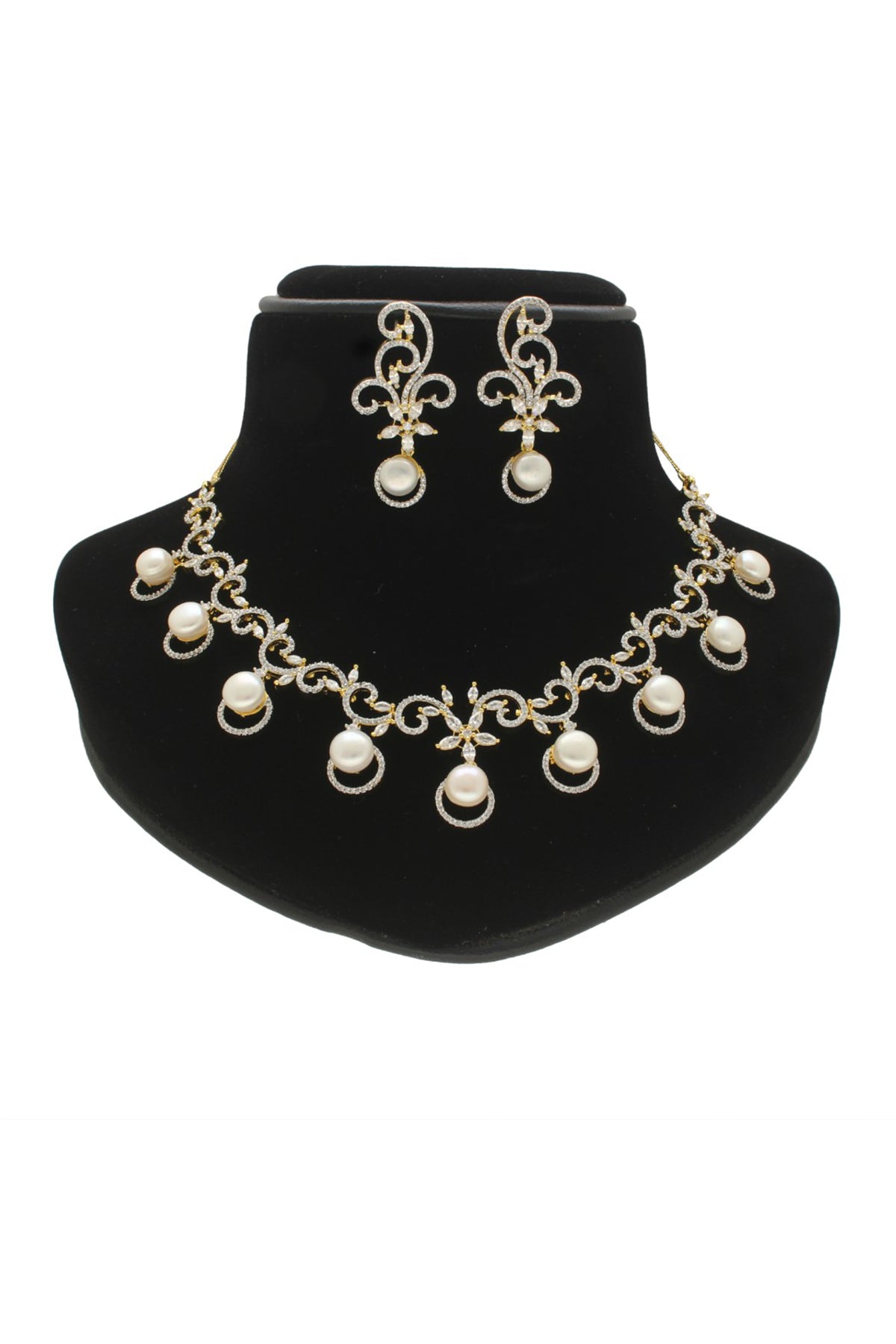 White Zirconia Jewellery Set