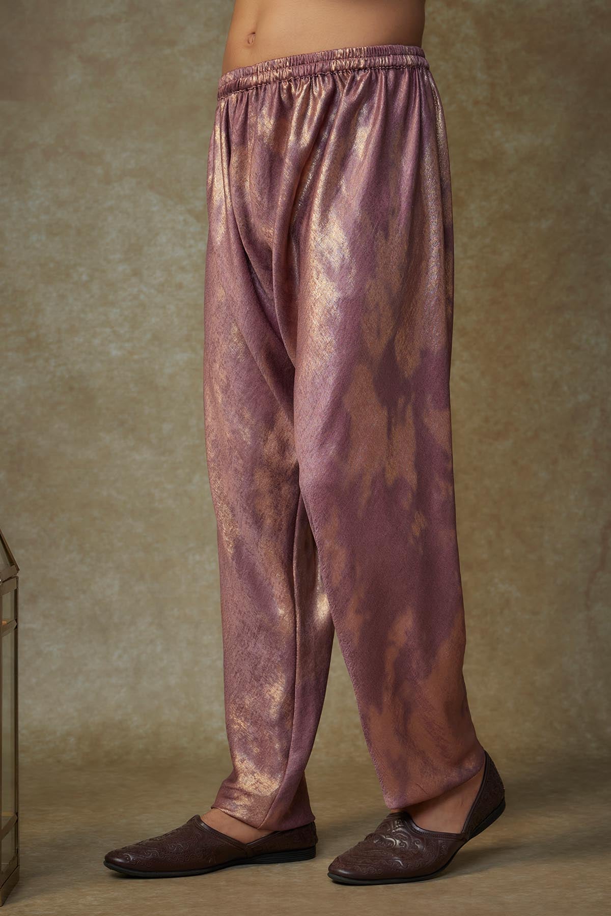 Wine Straight Kurta & Pants