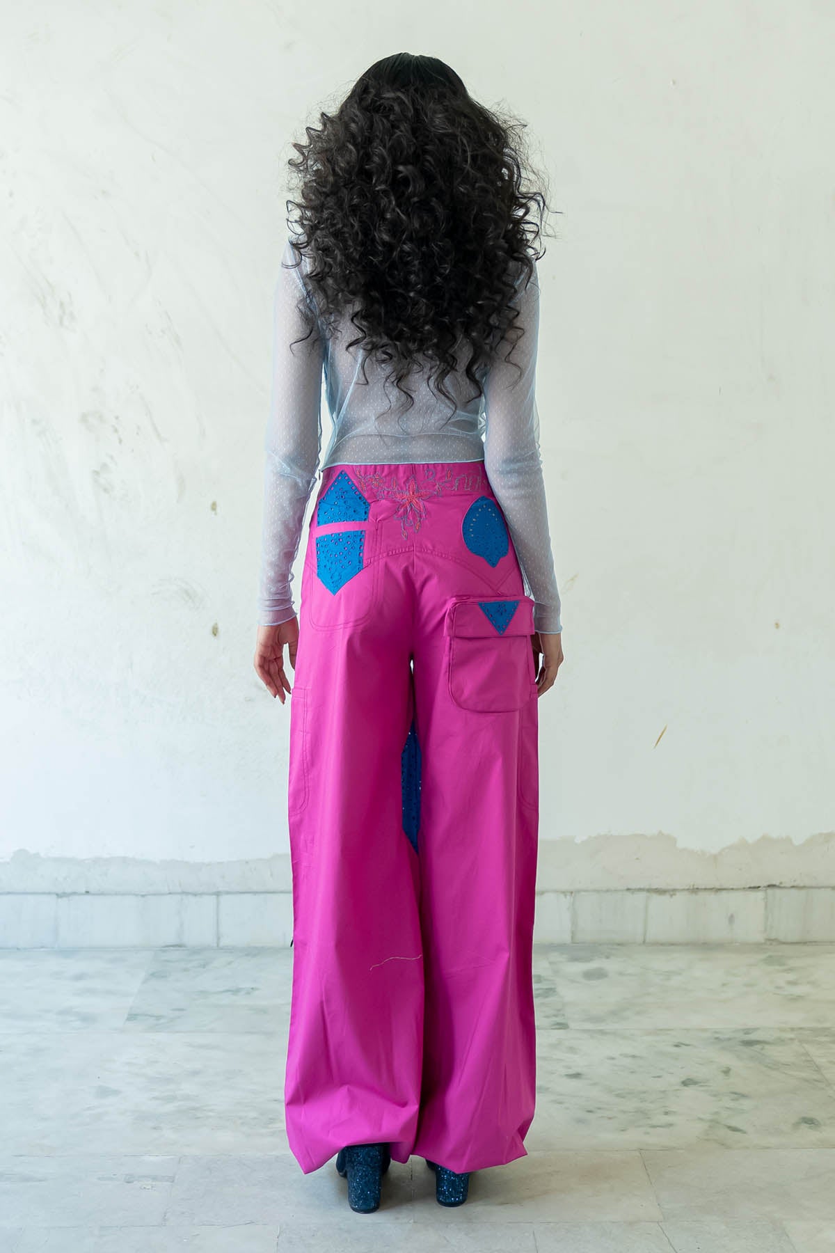 World Map Crochet Top