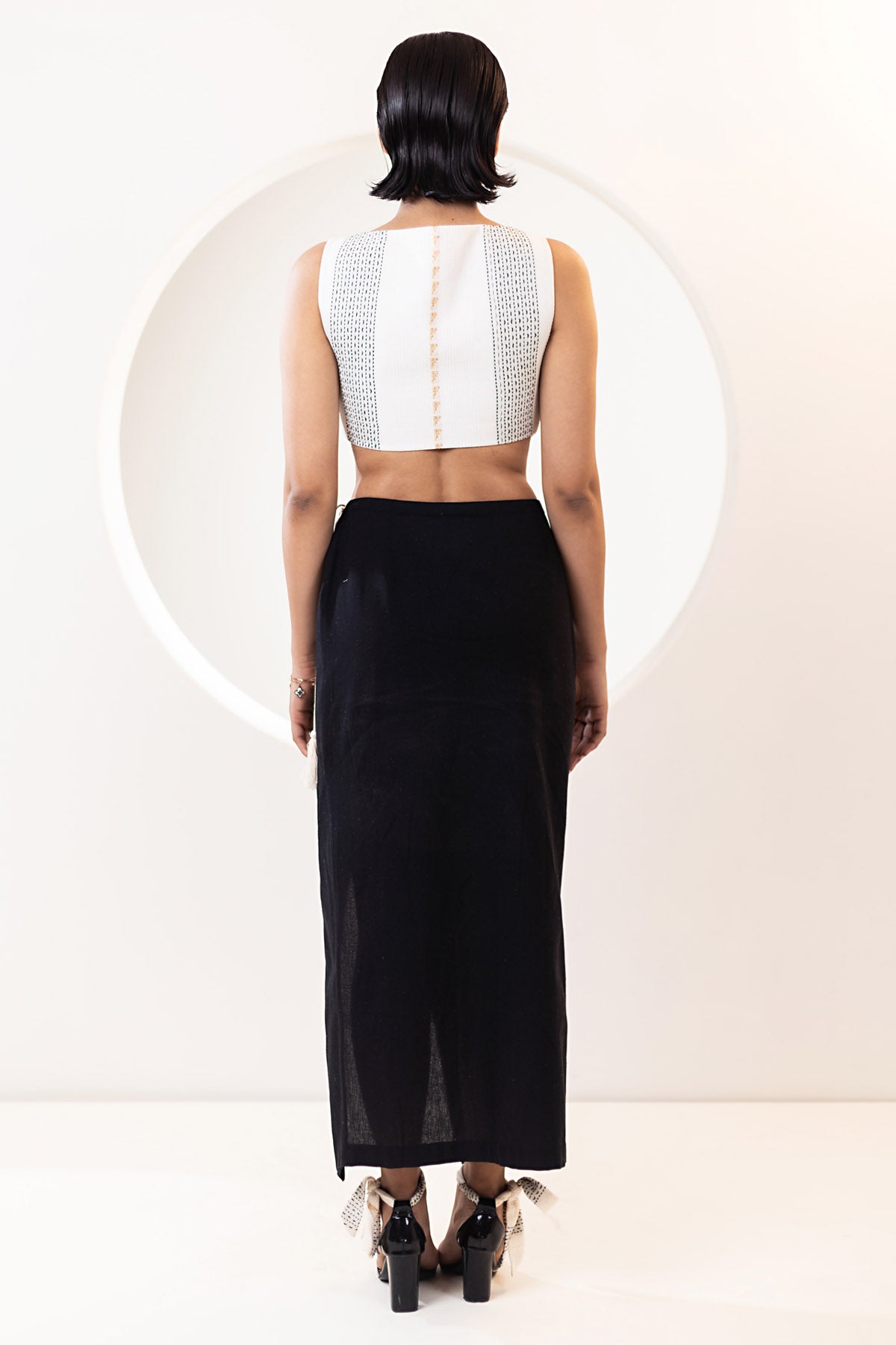 Wrap Over Skirt & Waist Coat