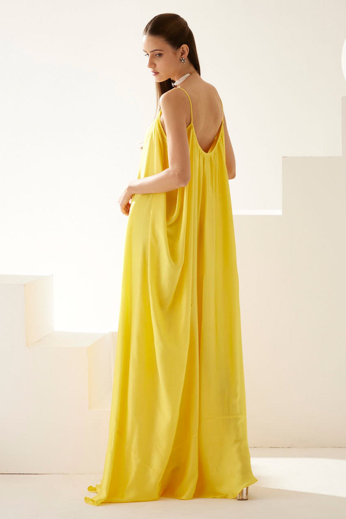 Yellow Modal Strappy Dress