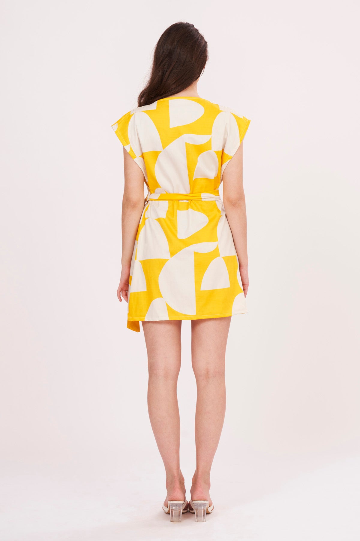 Yellow Playful Print Dress