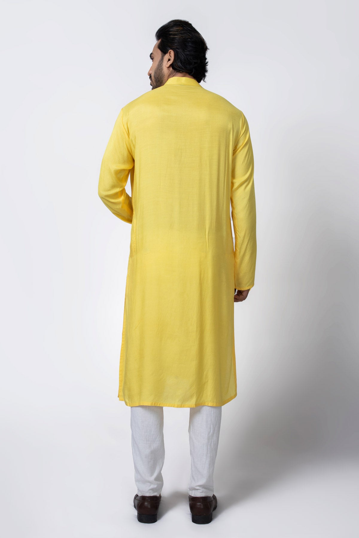 Yellow Stylish Layer Kurta Set