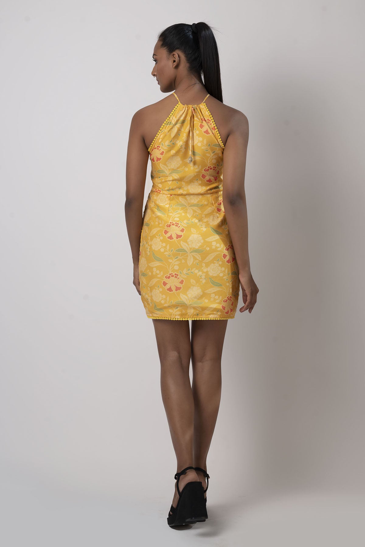 Yellow Tulip Cut Dress