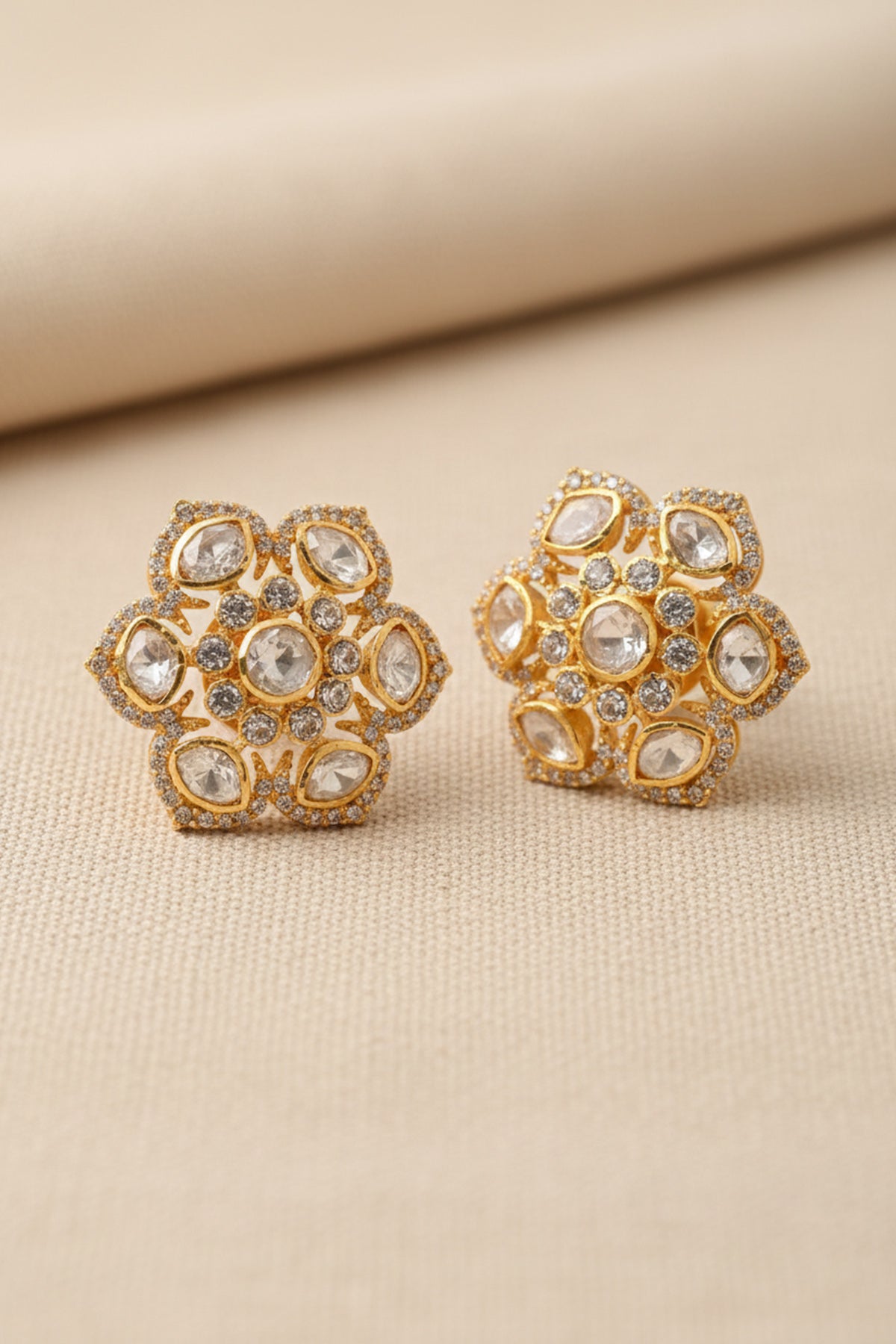 Yellow 925 Gold Plating Earring