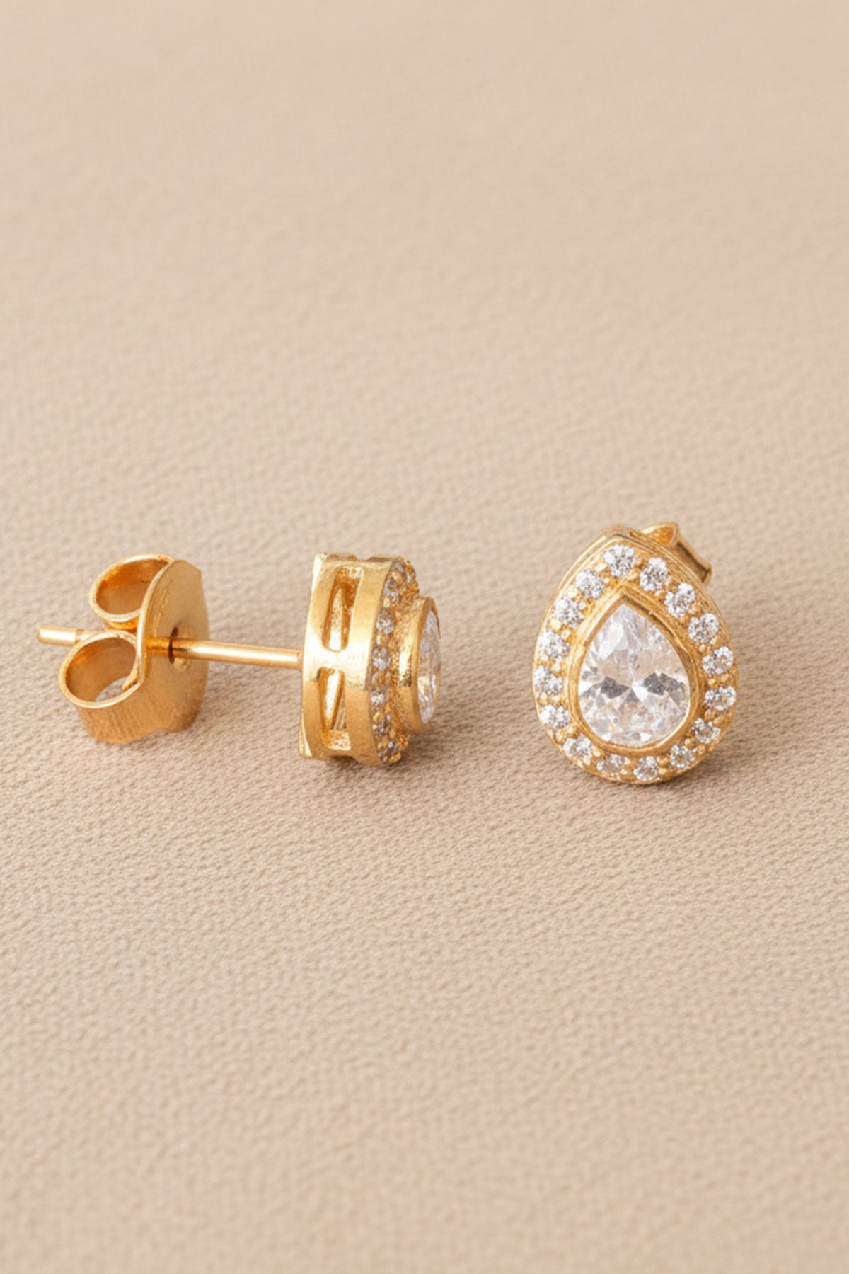 Yellow 925 Silver Drop Earring