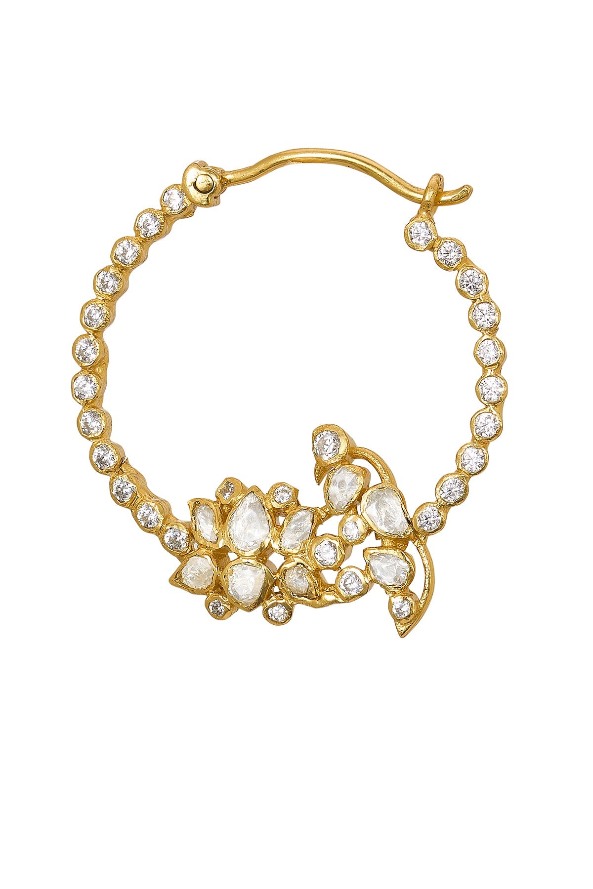 Buy Yellow 925 Silver Polki Nath for women by Sica online available at scrollnshops