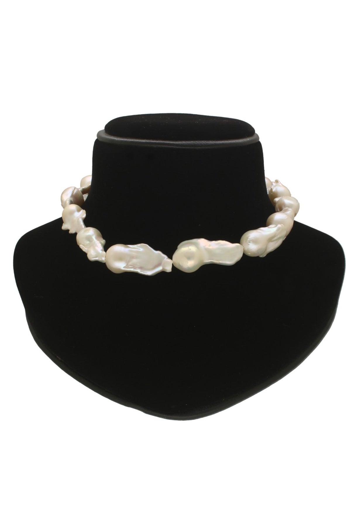 Yellow Alloy Baroque Necklace