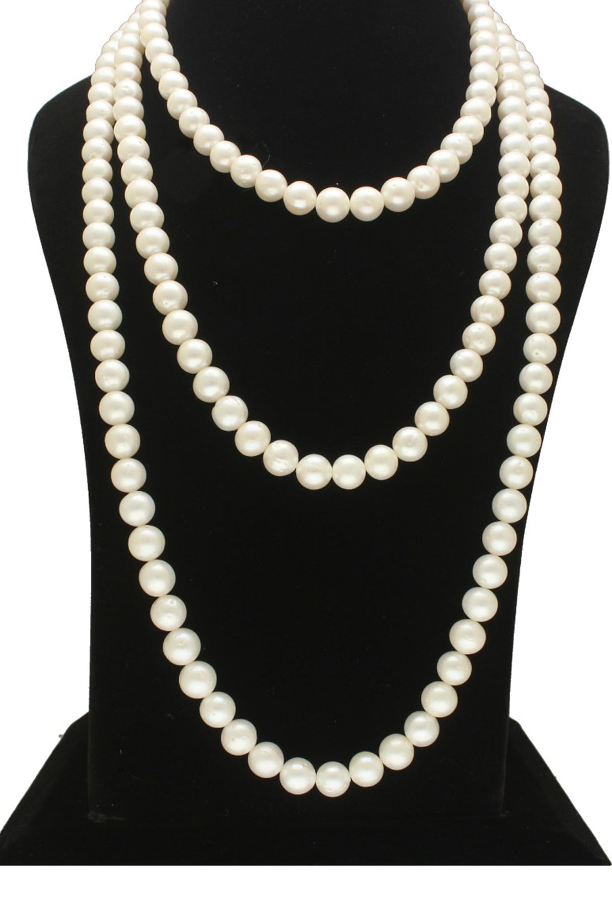 Yellow Alloy Pearl Necklace Set