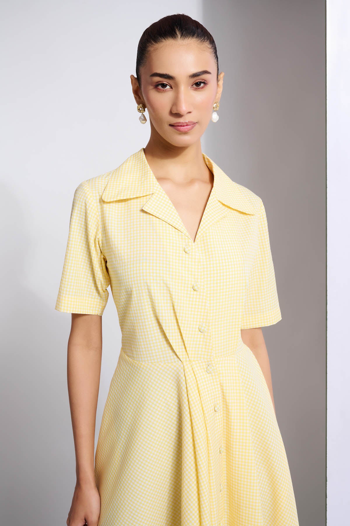 Buttery Yellow Midi Dress