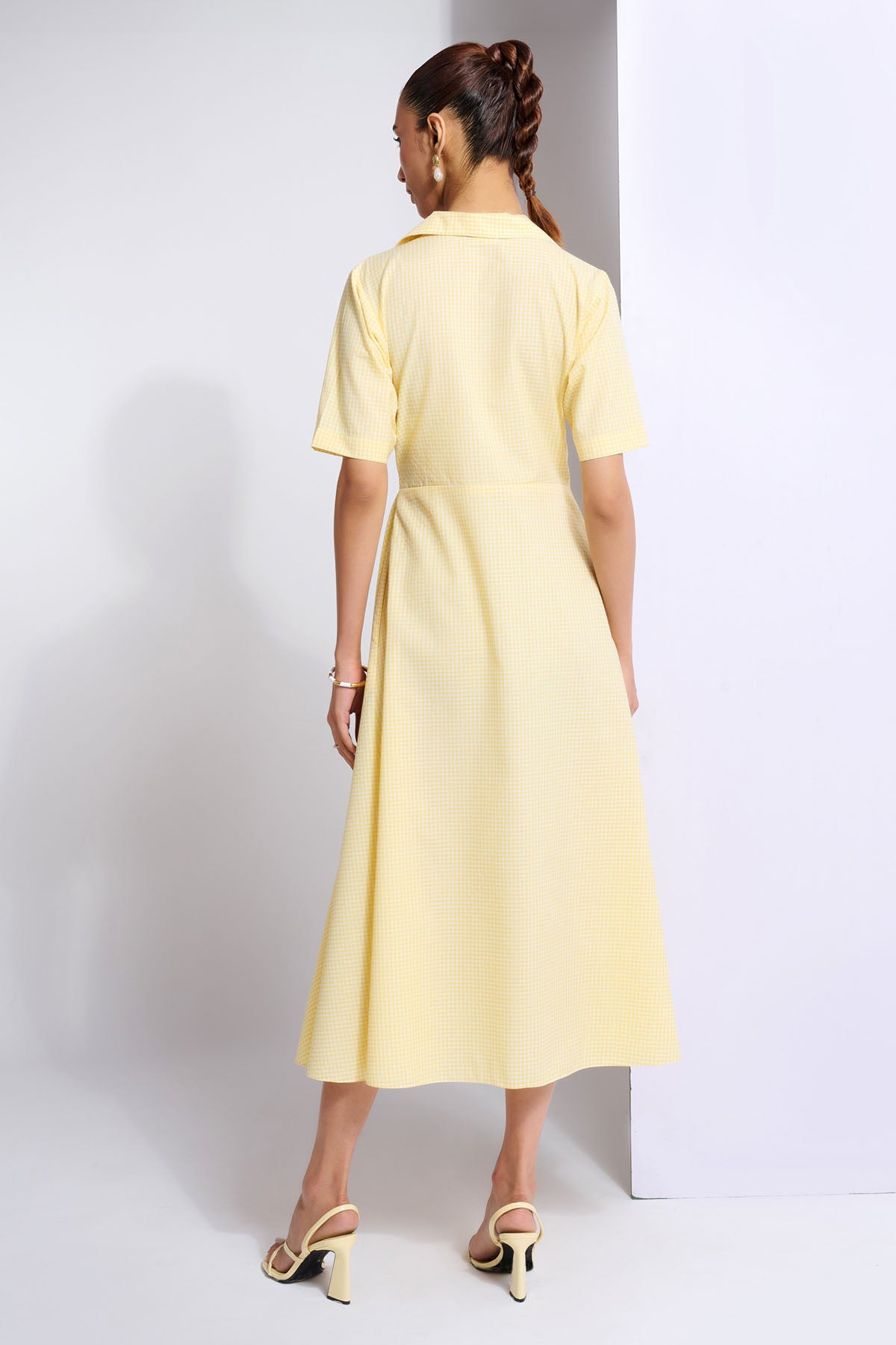 Buttery Yellow Midi Dress