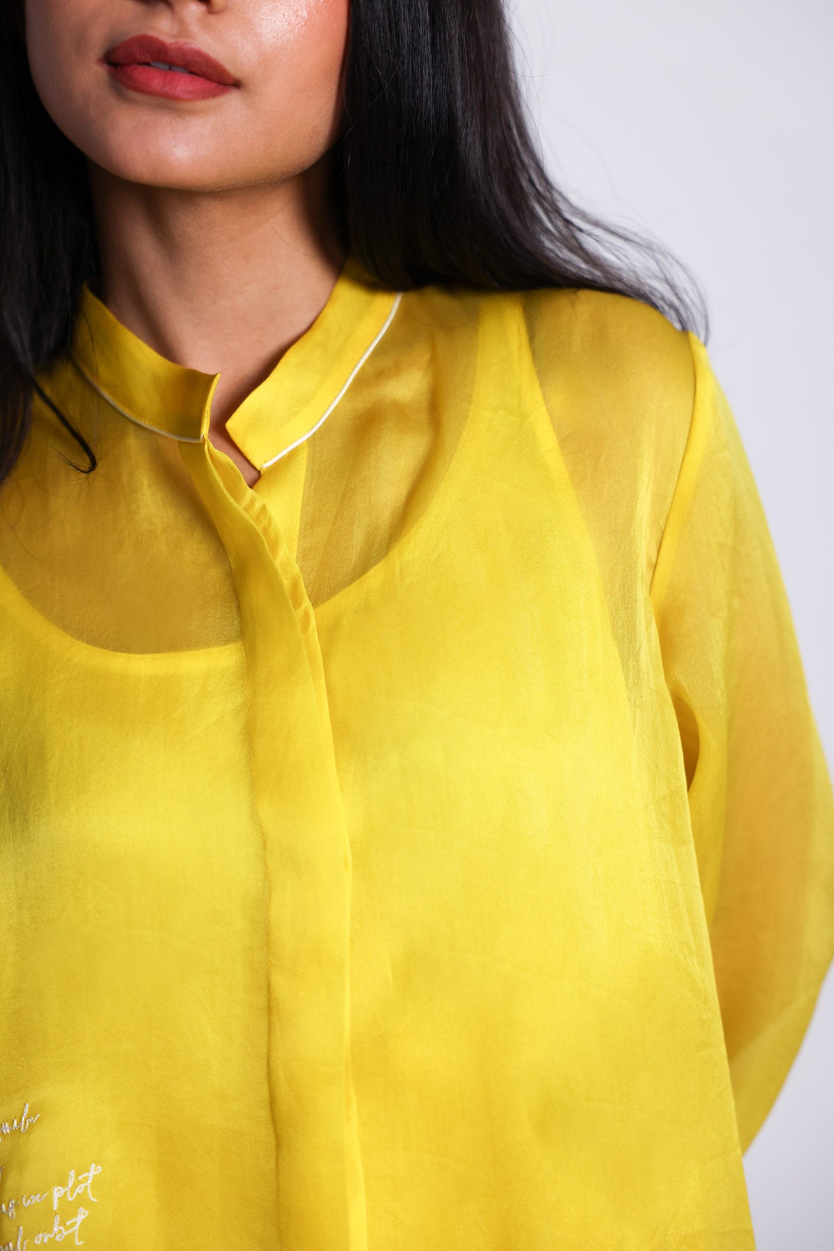 Yellow Asymmetrical Midi Dress