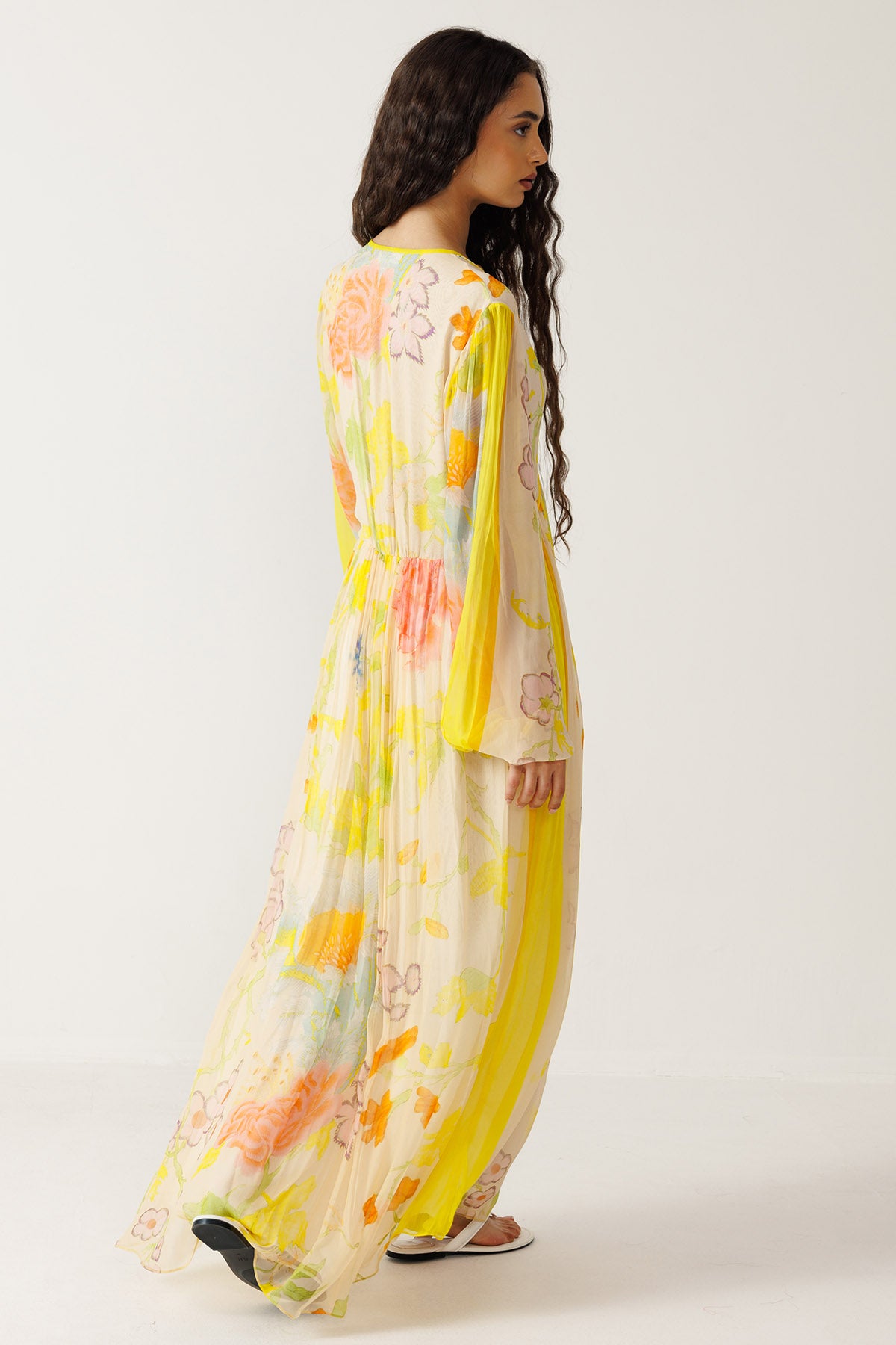 Yellow Bamberg Georgette Dress