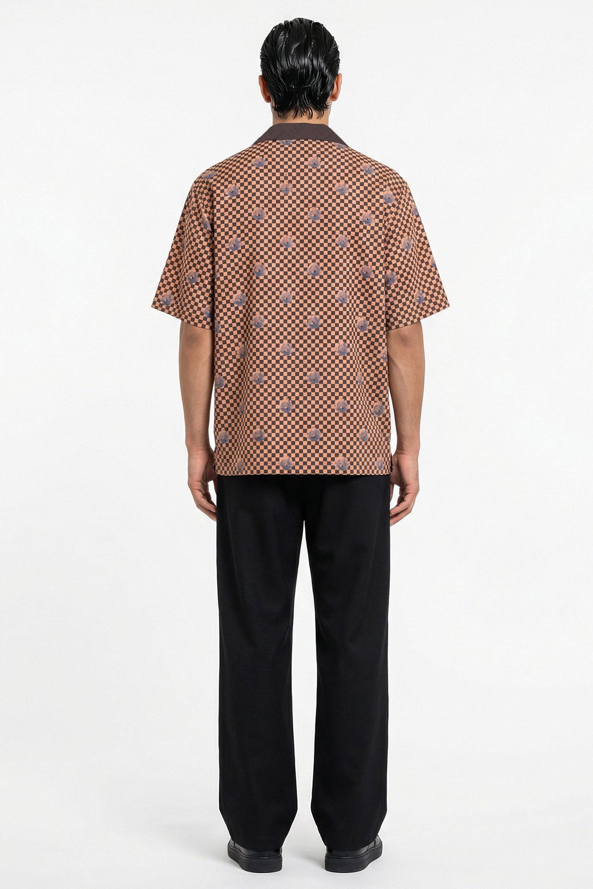 Yellow & Brown Detailed Shirt
