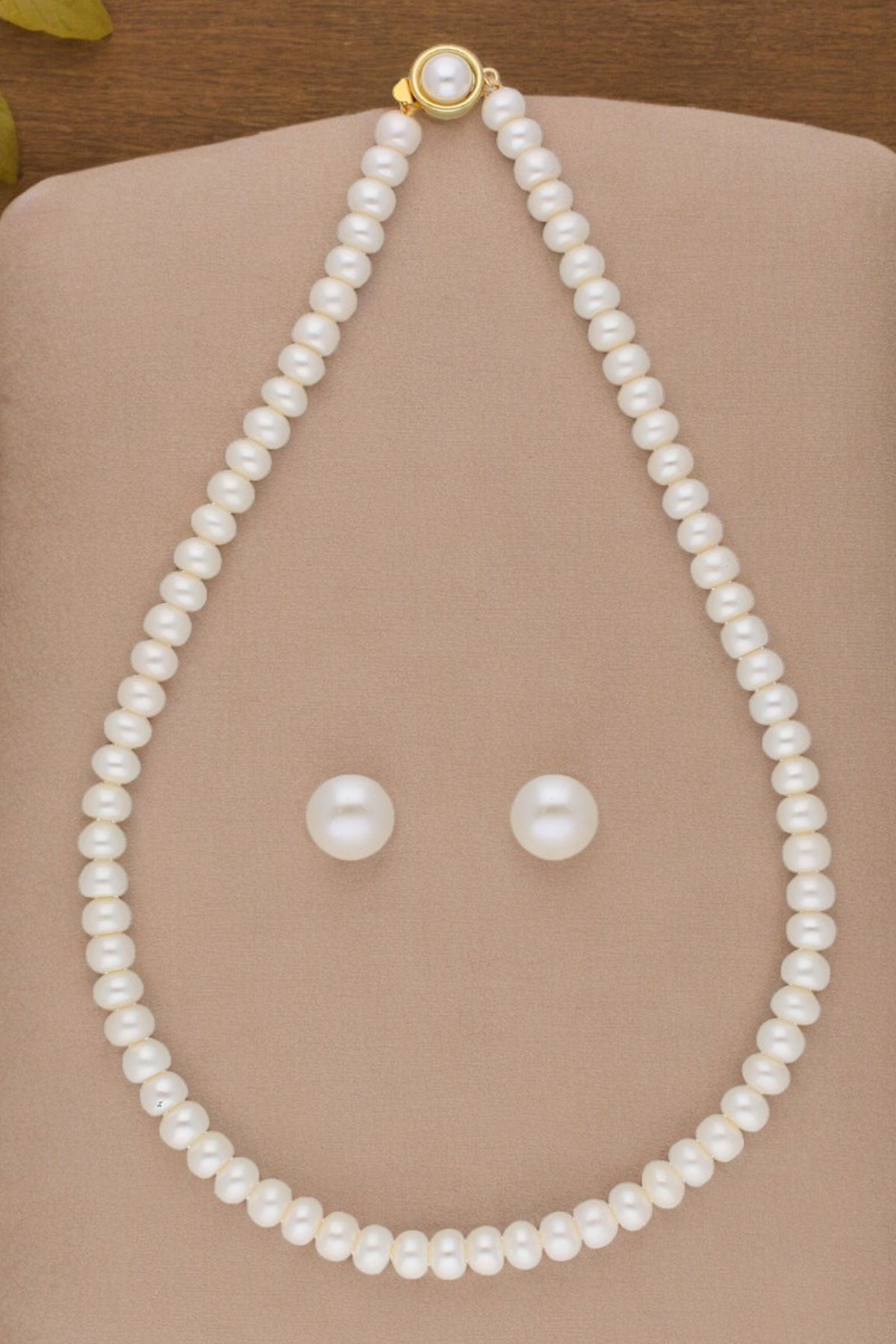 Buy Yellow Button Shaped Jewellery for women by J Pearls online available at scrollnshops