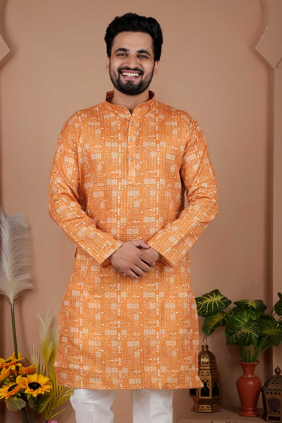 Buy Yellow Crochet Bandhani Kurta for women by Priyanka Jain online available at scrollnshops