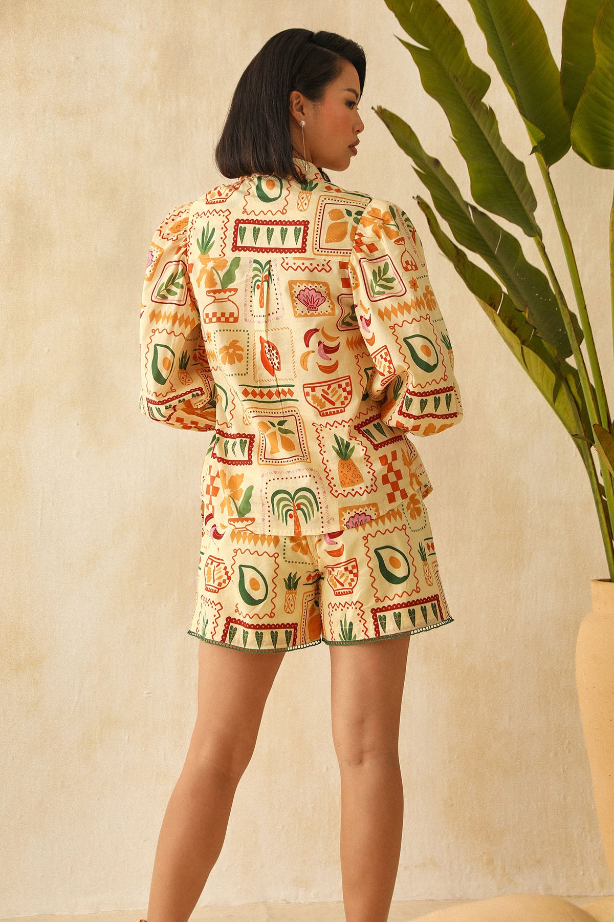 Yellow Digital Fun Printed Shirt