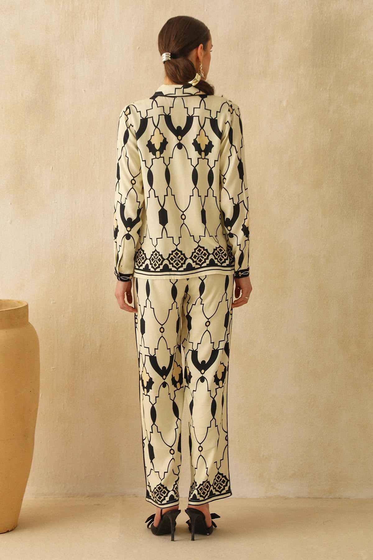 Yellow Digital Printed Pants