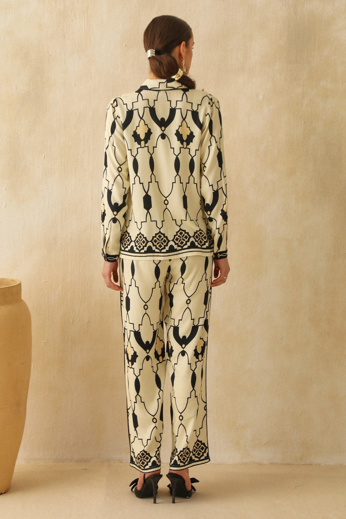 Yellow Digital Printed Shirt