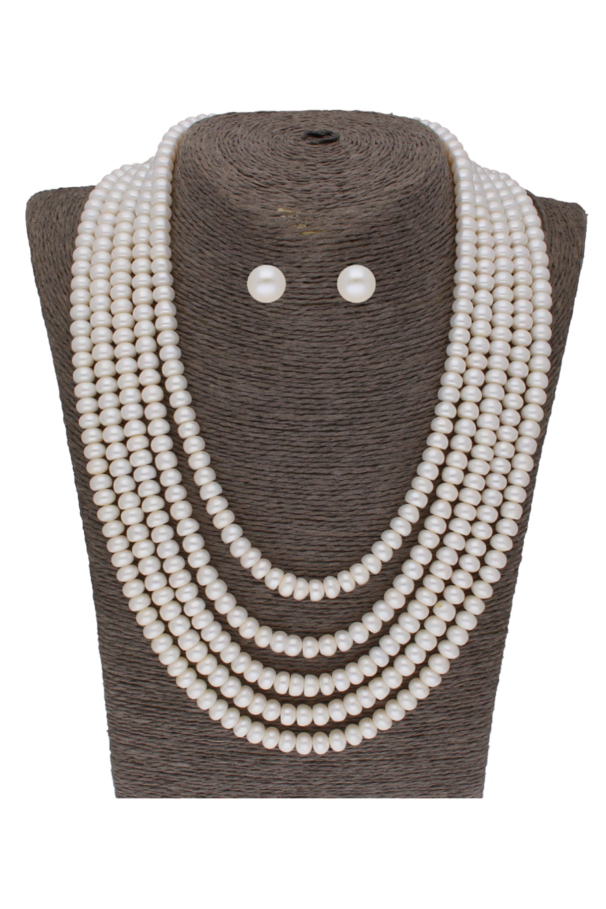 Yellow Five Line Jewellery Set