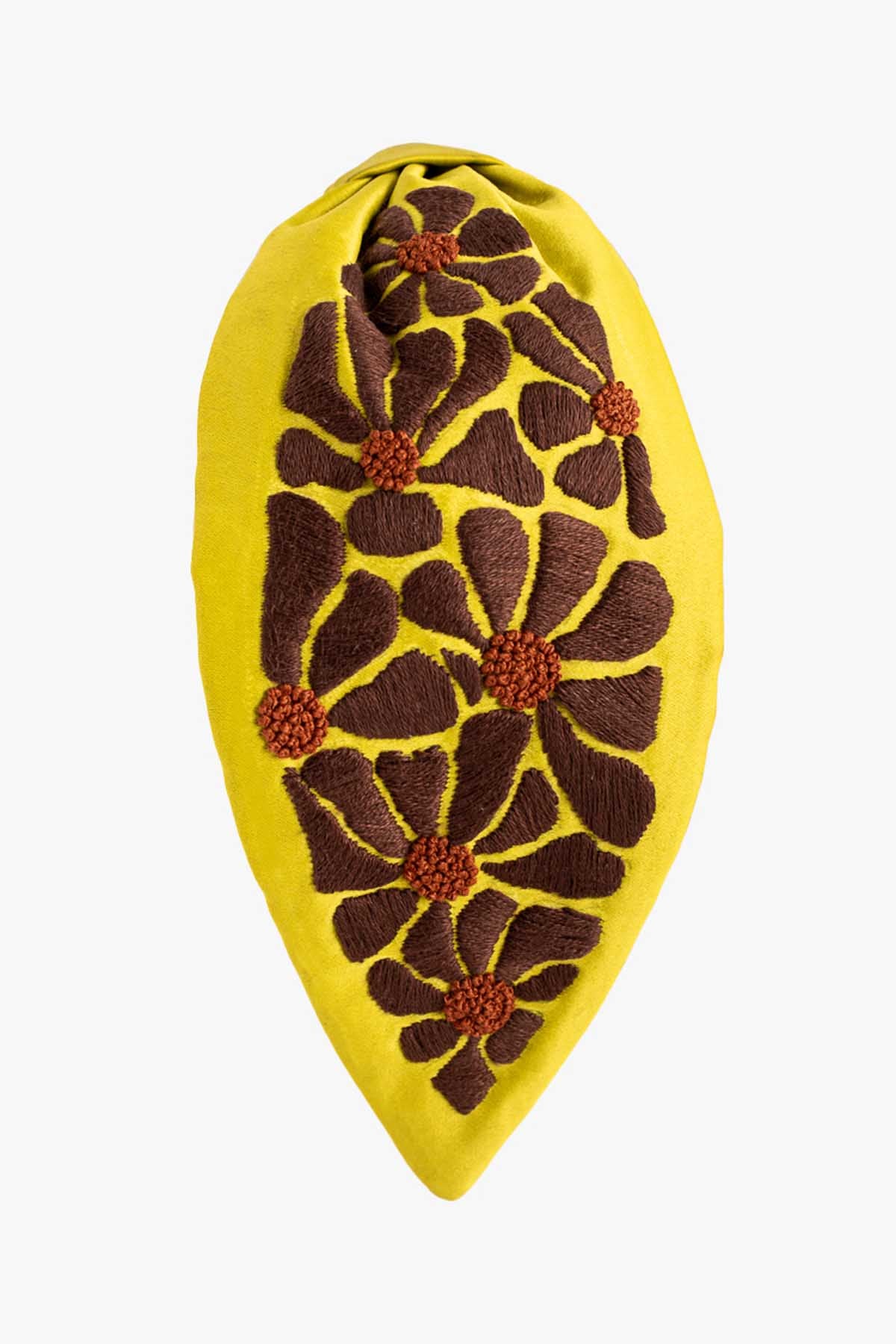 Yellow Floral Thread Headband