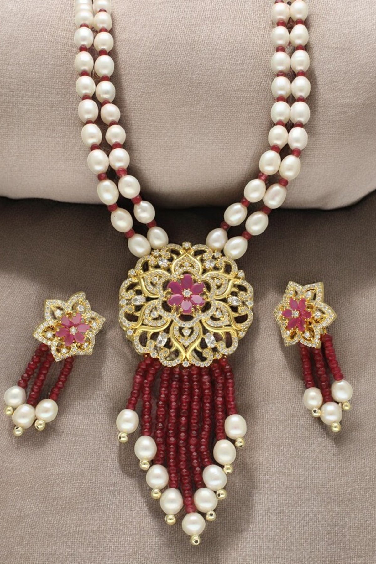 Yellow Fresh Pearls Jewellery