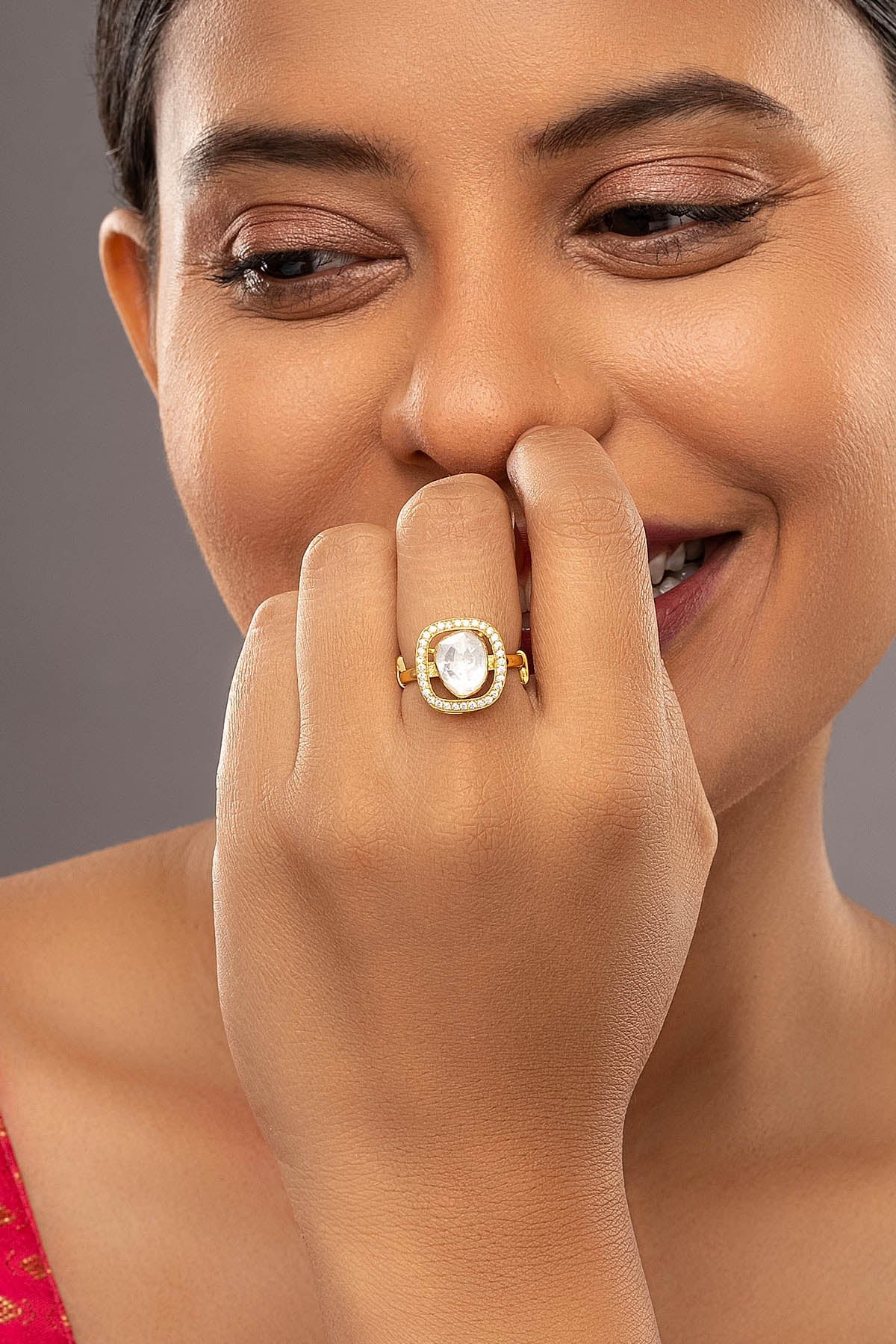 Buy Yellow Moissanite Diamond Ring for women by Sica online available at scrollnshops