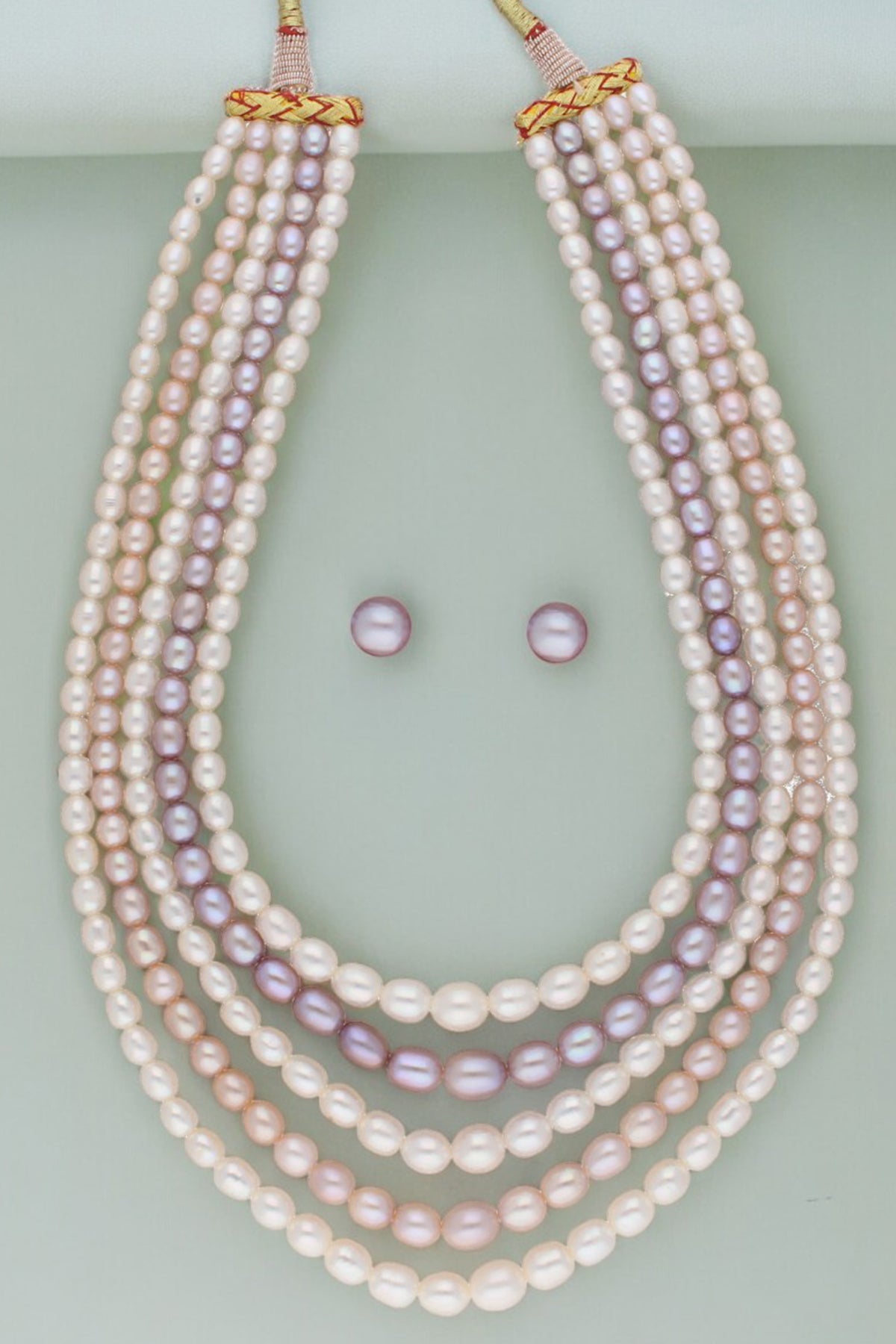Yellow Multi Pearls Jewellery