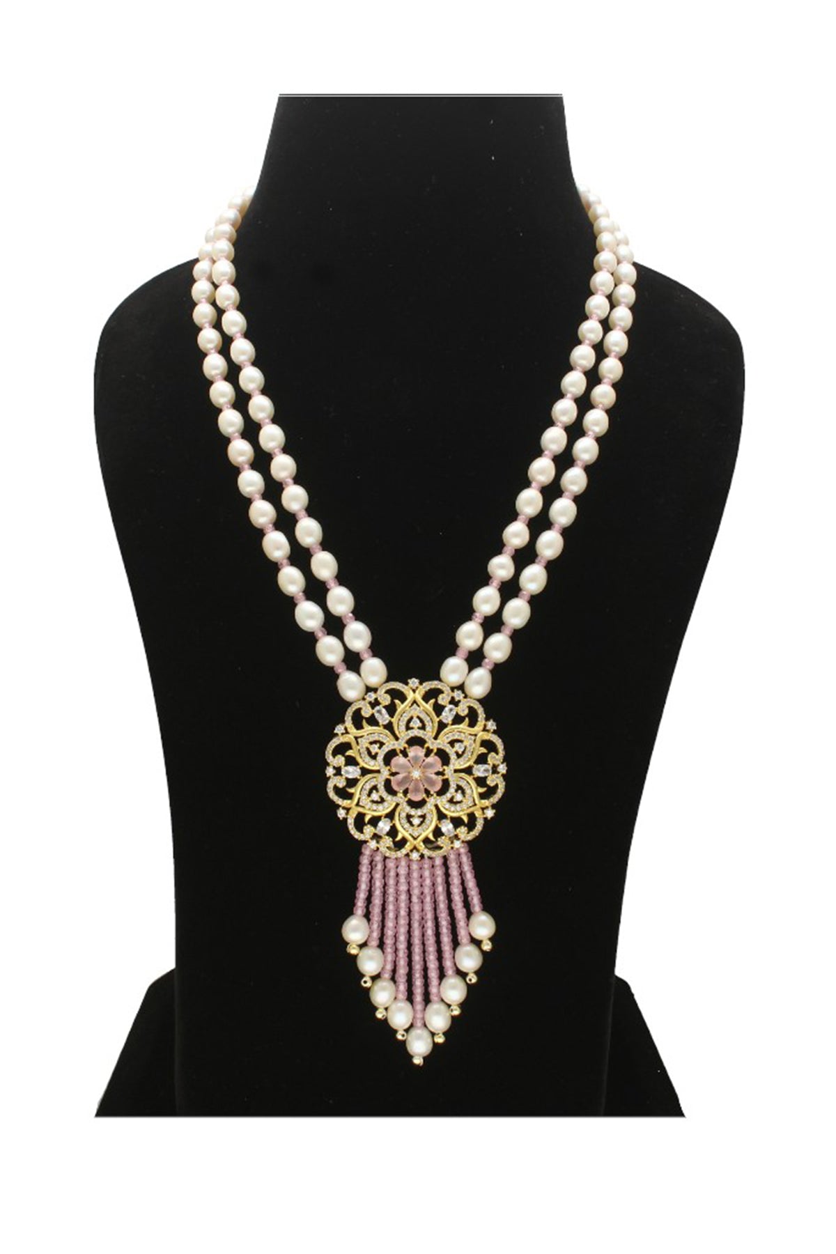 Yellow Oval Pearl Jewellery Set
