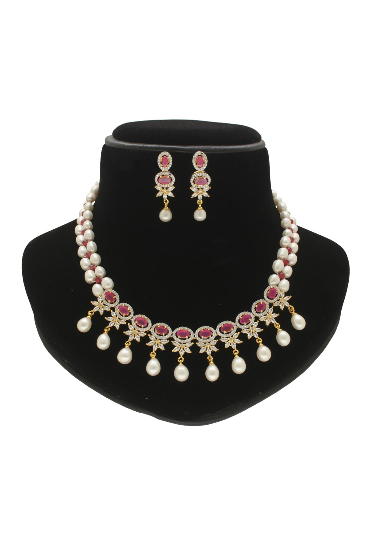 Yellow Oval Stone Jewellery Set