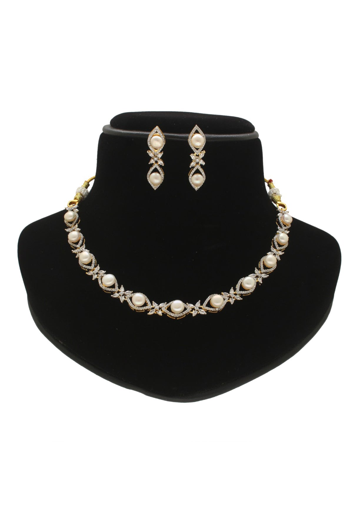 Yellow Pearl Button Jewellery