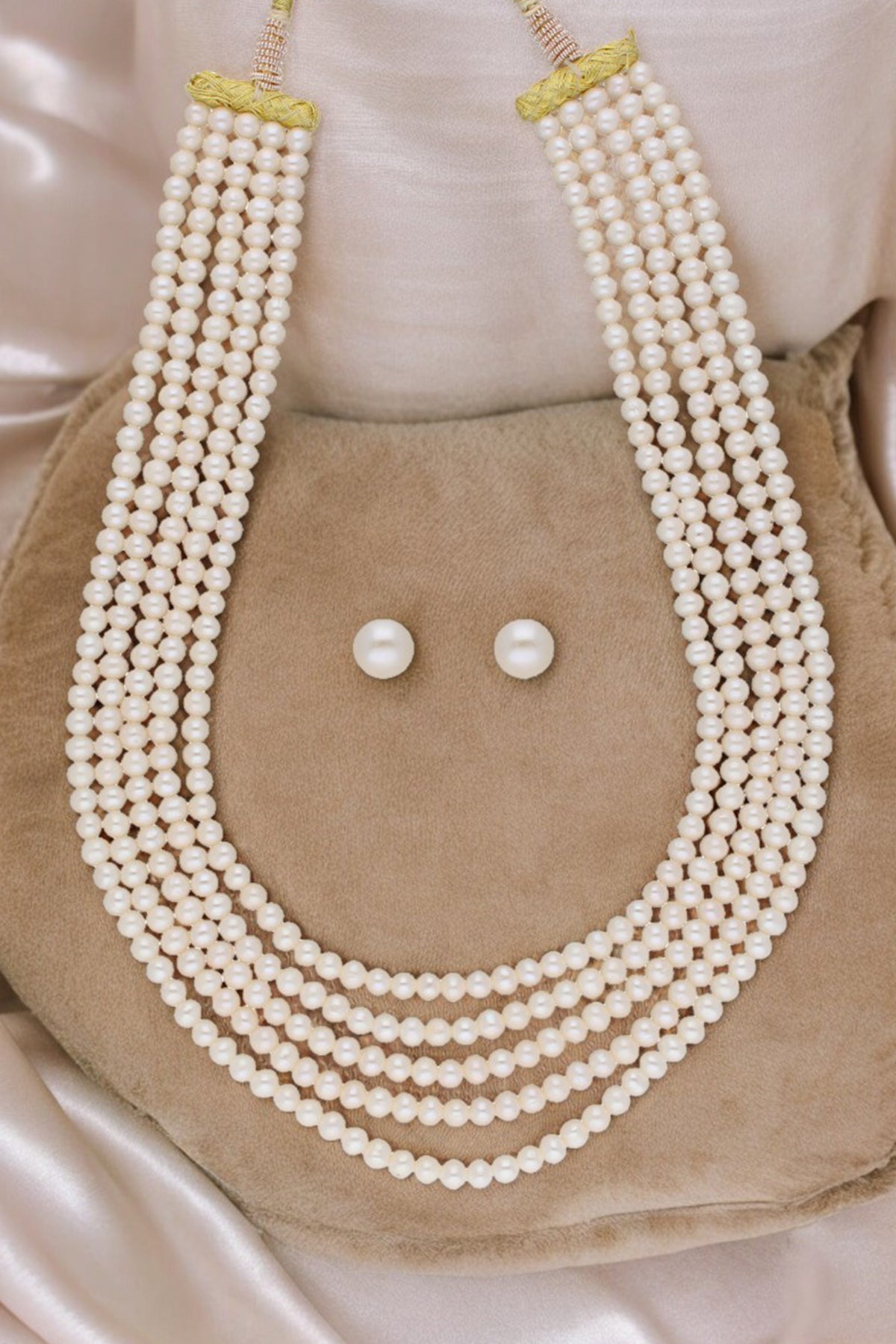 Buy Yellow Round Pearls Jewellery for women by J Pearls online available at scrollnshops