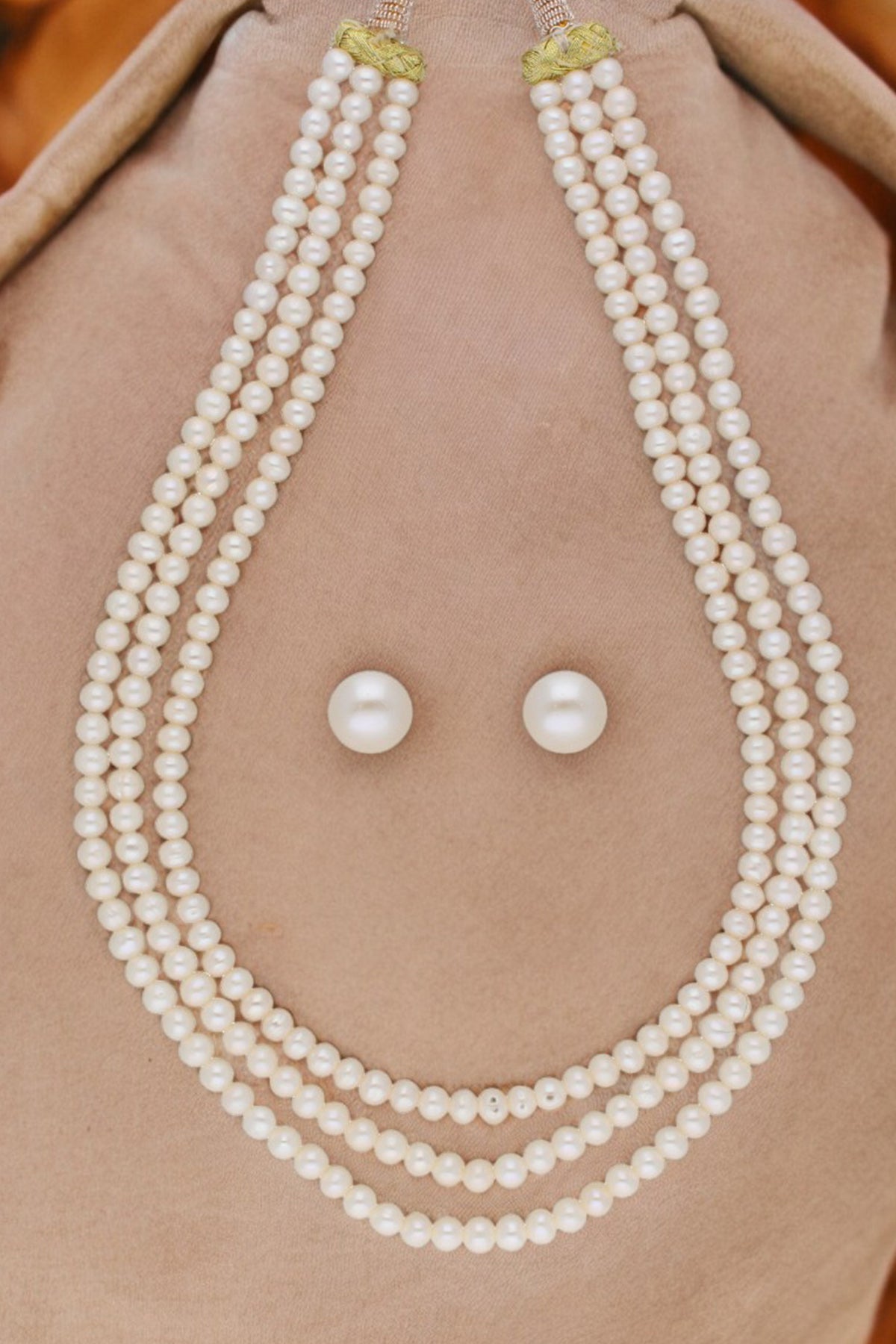 Buy Yellow Round Shaped Jewellery for women by J Pearls online available at scrollnshops